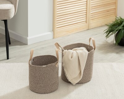 Foto 6 | Foto 6 | Canasta de Algodón Beatriz +Simple 2 Piezas