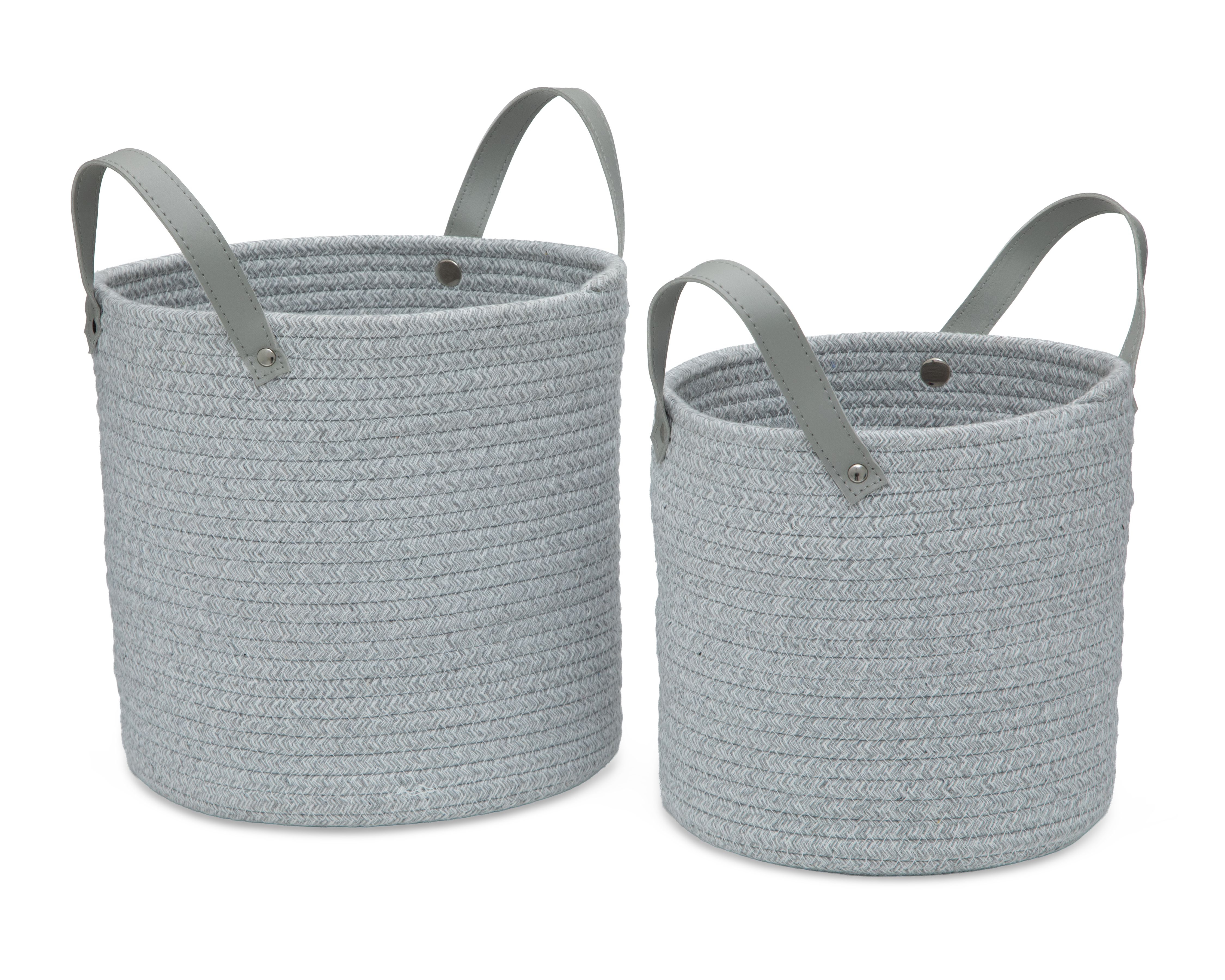 Foto 2 pulgar | Foto 1 | Canasta de Algodón Beatriz +Simple 2 Piezas