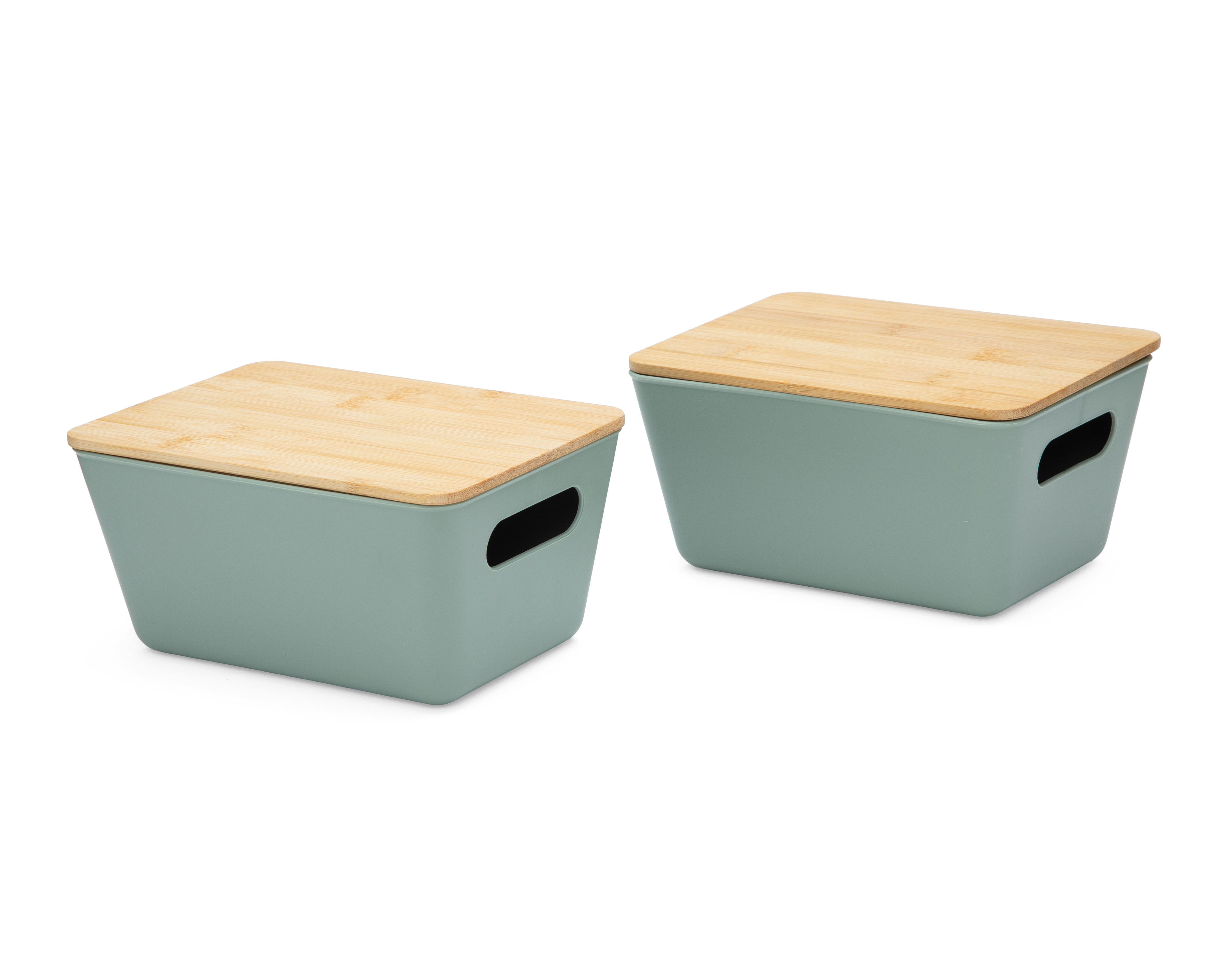 Caja de Almacenamiento de Plástico +Simple Zoey 2 Piezas