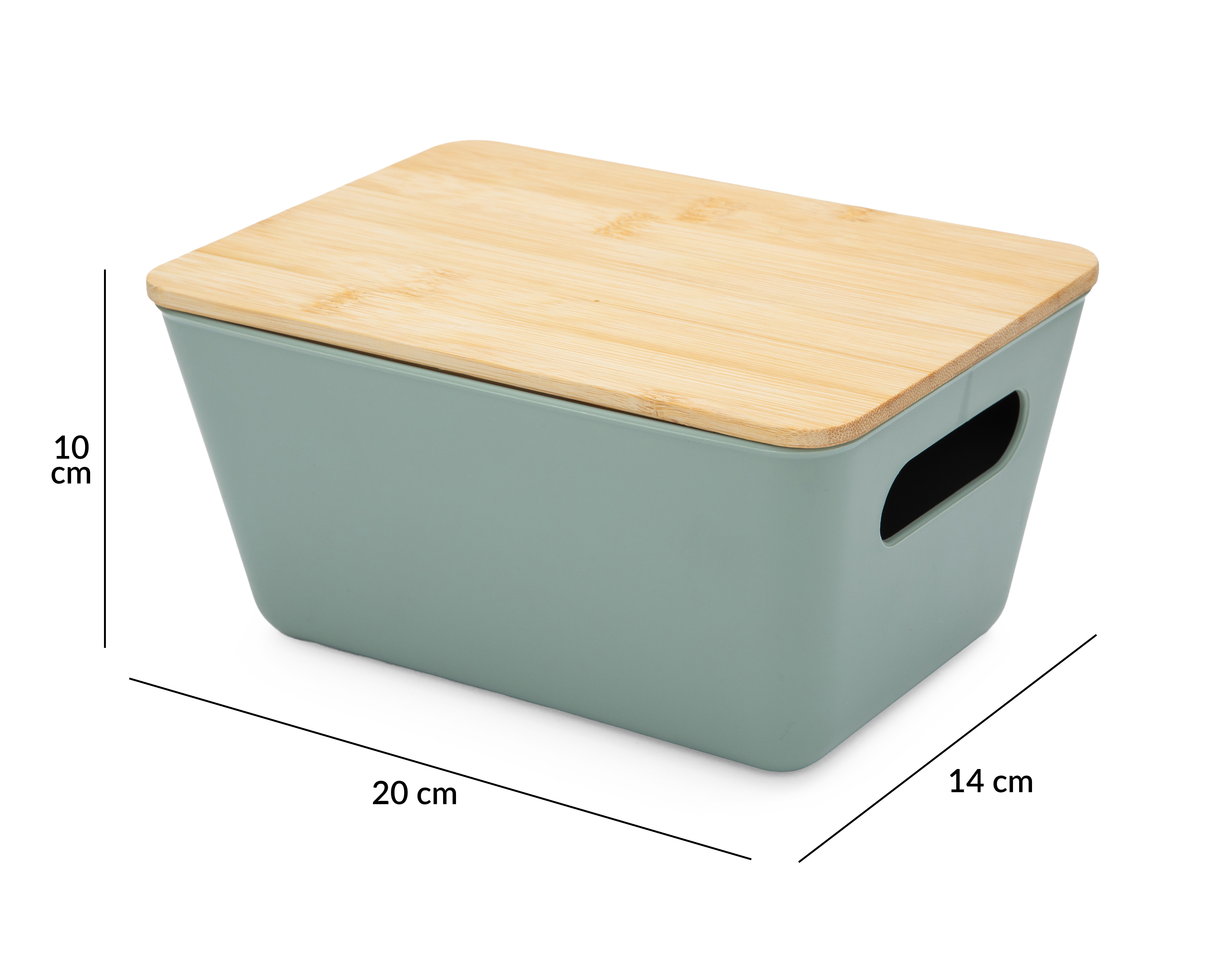 Foto 7 | Foto 7 | Caja de Almacenamiento de Plástico +Simple Zoey 2 Piezas