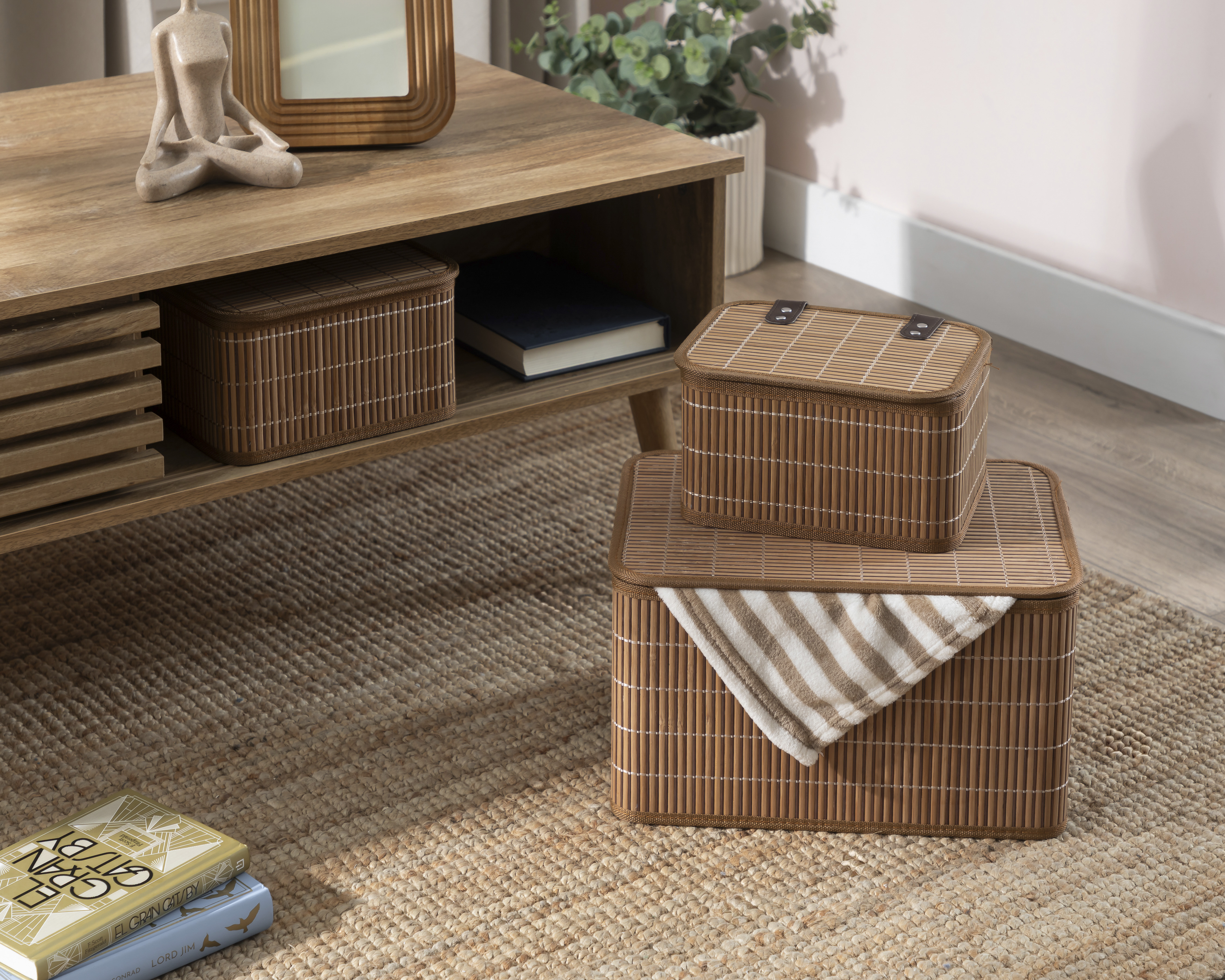 Foto 7 pulgar | Foto 6 | Cajas de Bambú Daisy +Simple 3 Piezas