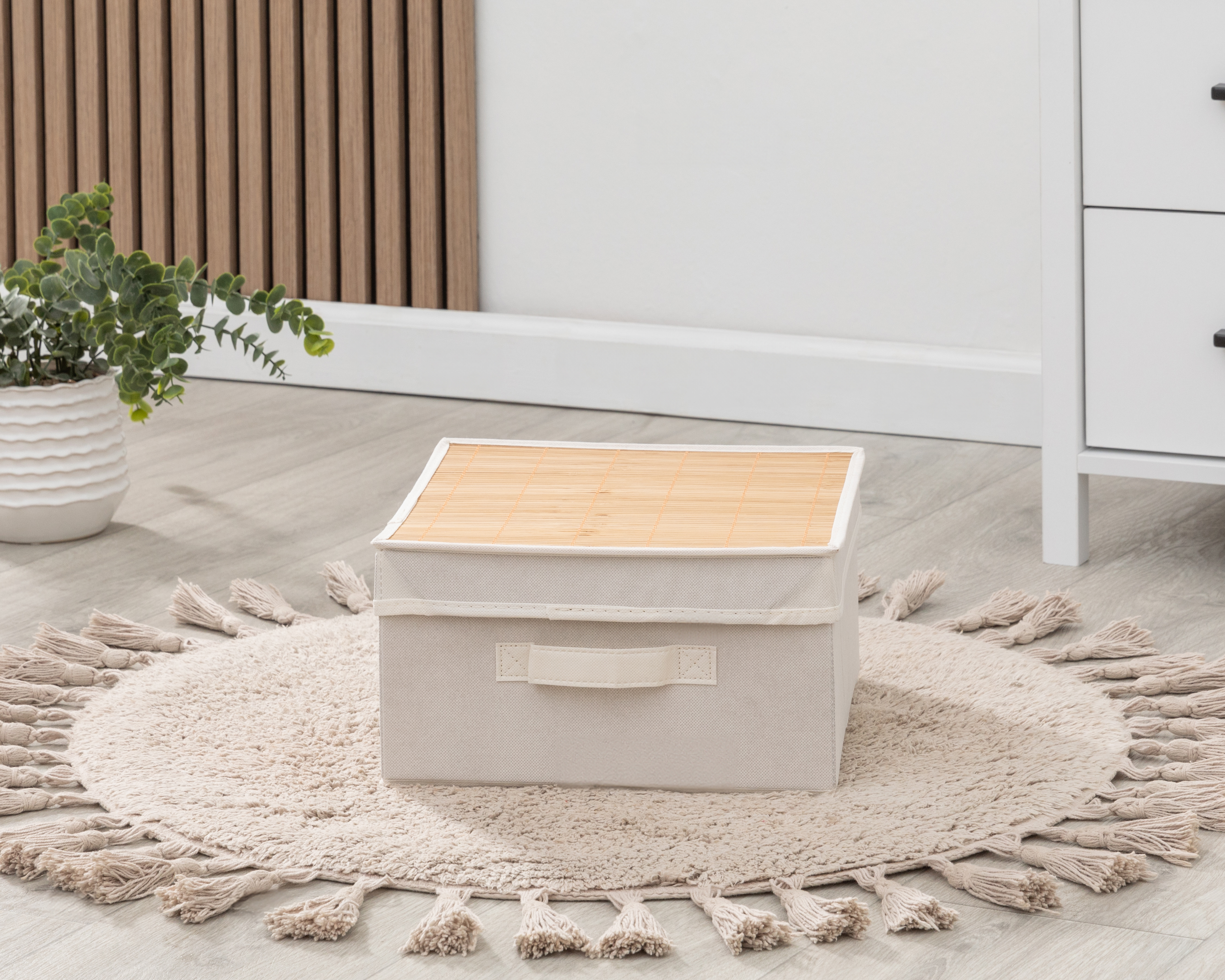 Foto 6 pulgar | Foto 5 | Caja de Almacenamiento de Tela +Simple Judith