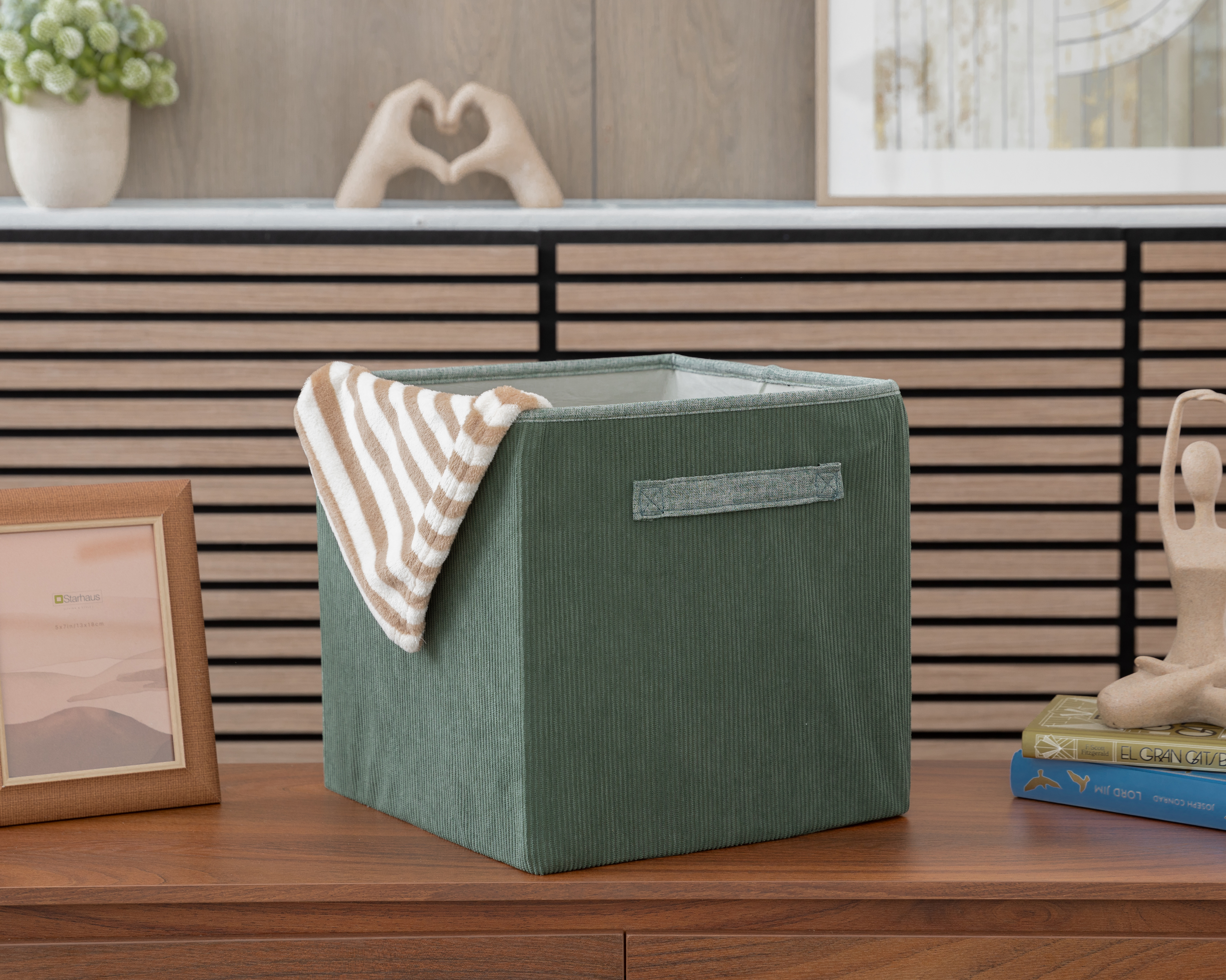 Foto 5 | Foto 5 | Caja de Almacenamiento de Textil +Simple Salerno Verde