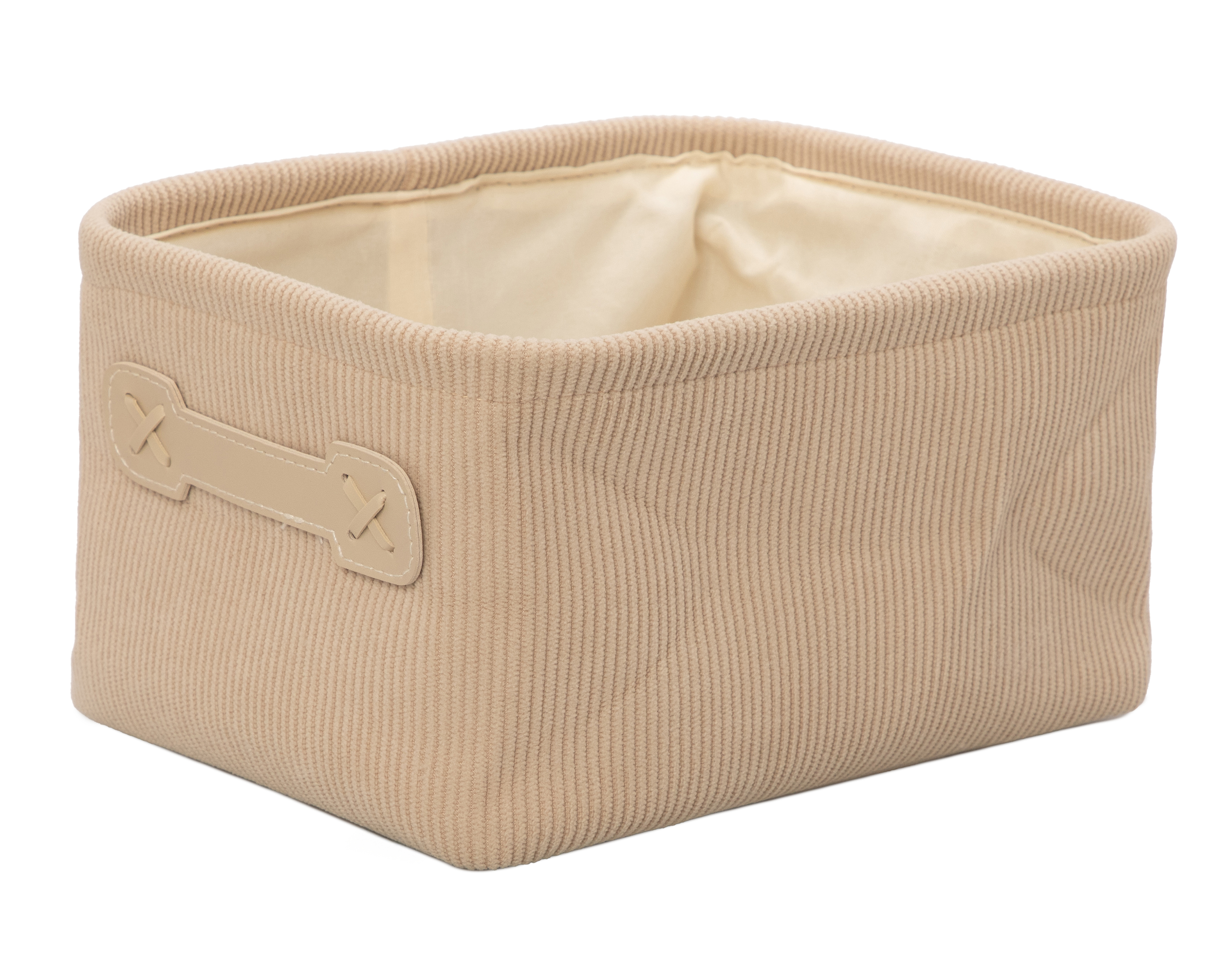 Foto 4 pulgar | Foto 3 | Caja de Almacenamiento de Textil +Simple Marcella Beige 3 Piezas