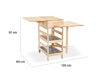 Foto 7 | Foto 7 | Mesa Multiusos Plegable Ikal Kiana 120 x 91 cm