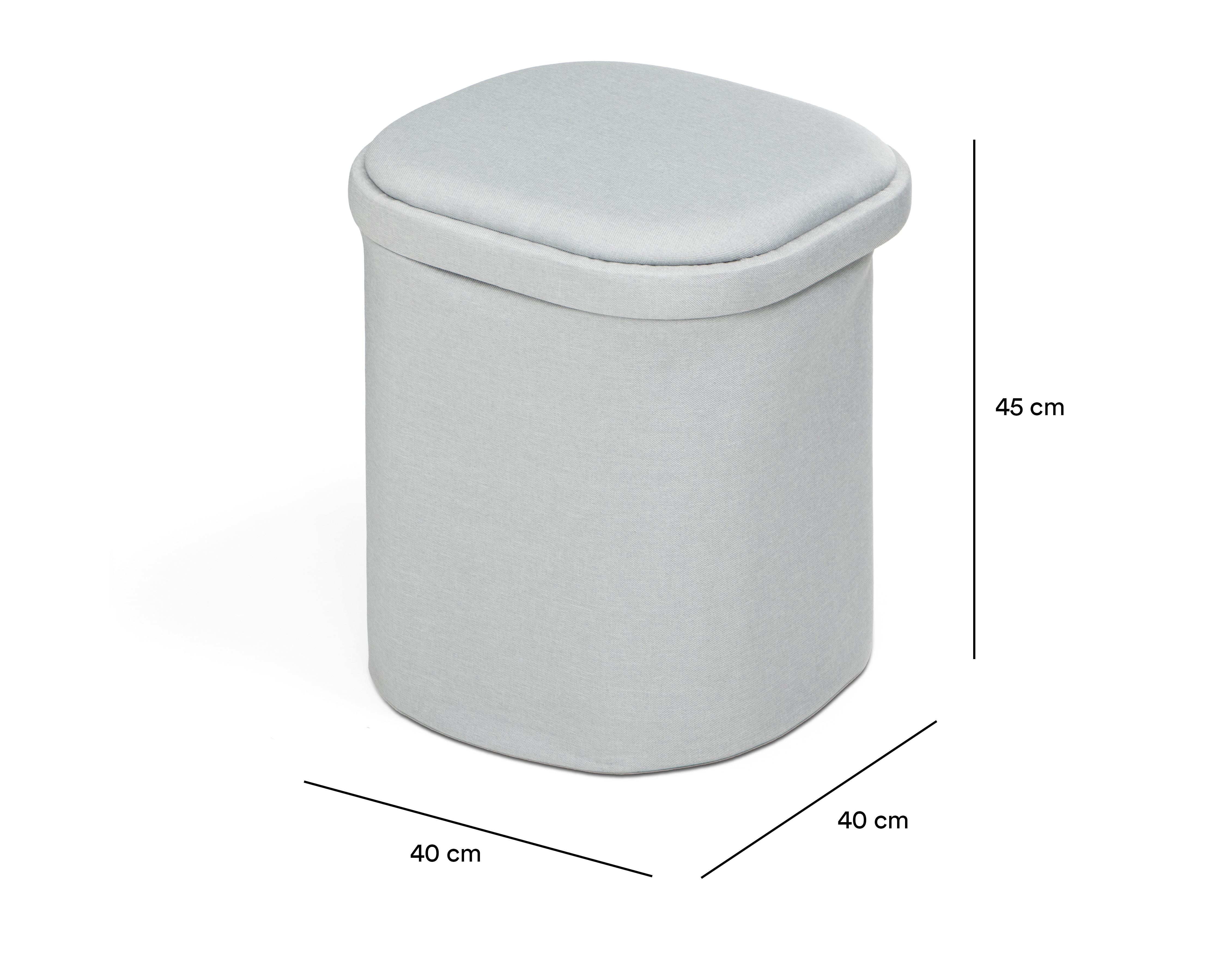 Foto 7 pulgar | Foto 6 | Taburete Gris +Simple Uriel