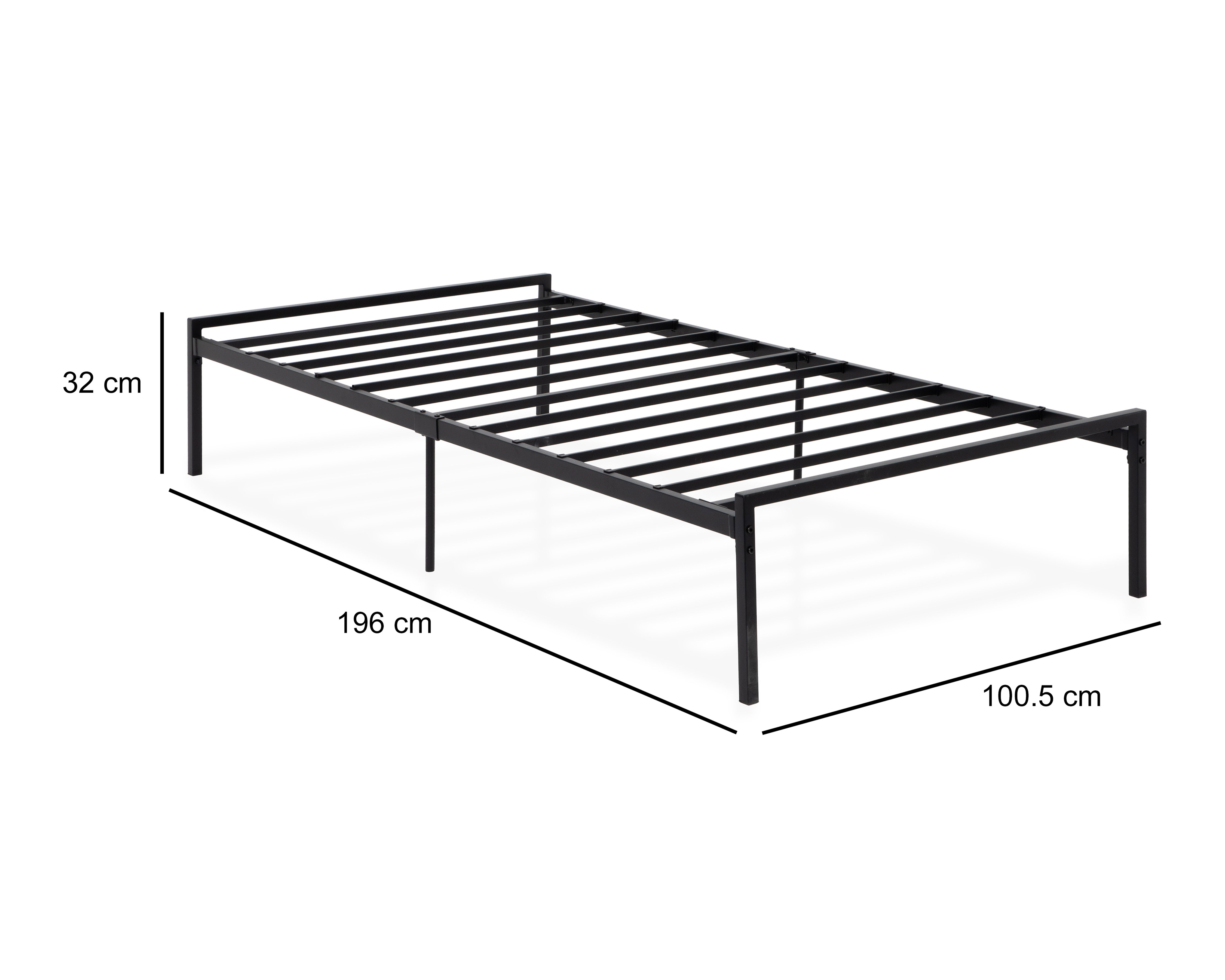 Foto 7 pulgar | Foto 6 | Base para Cama Individual Vivian de Metal