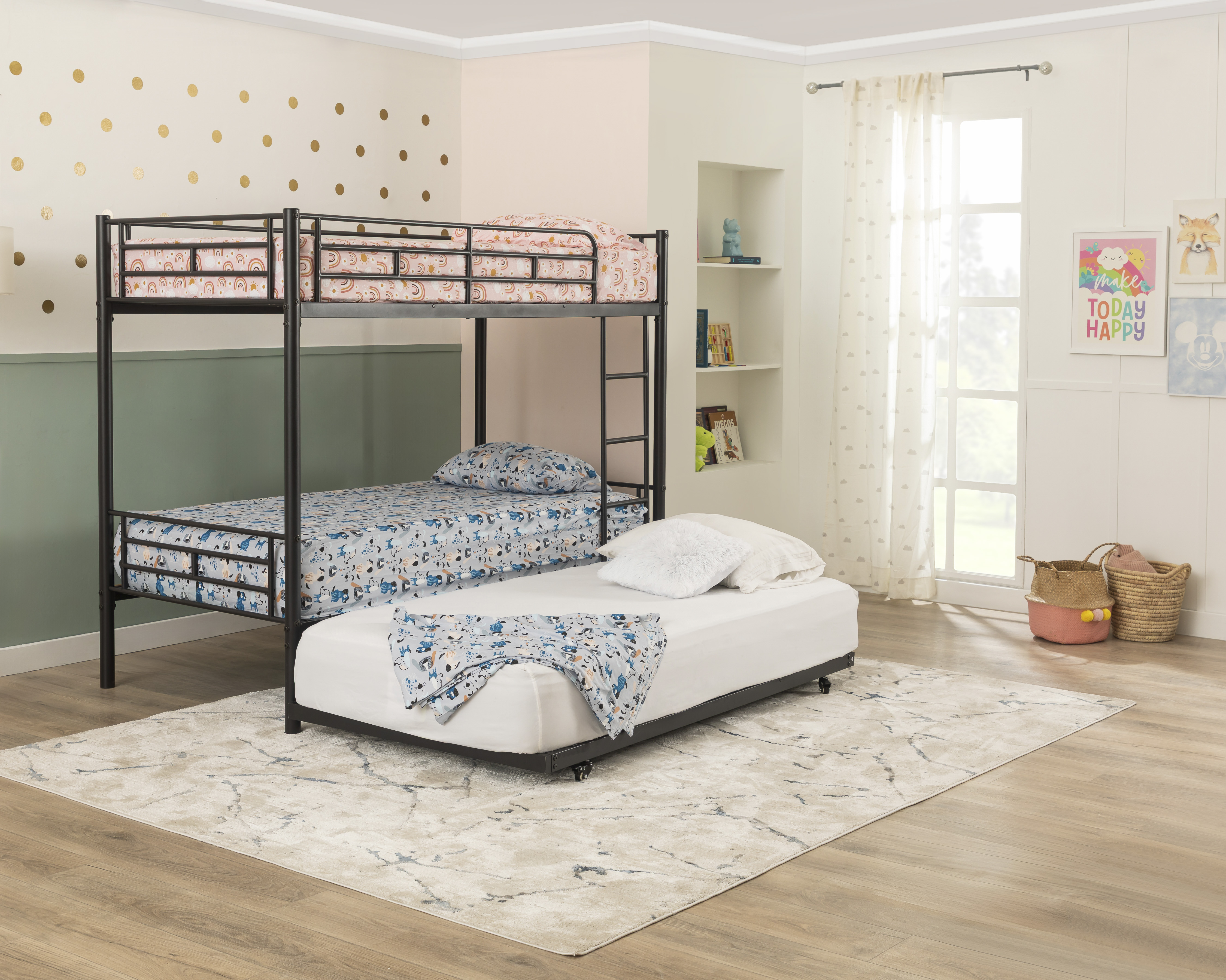 Foto 2 pulgar | Foto 1 | Litera Individual Lucia de Metal