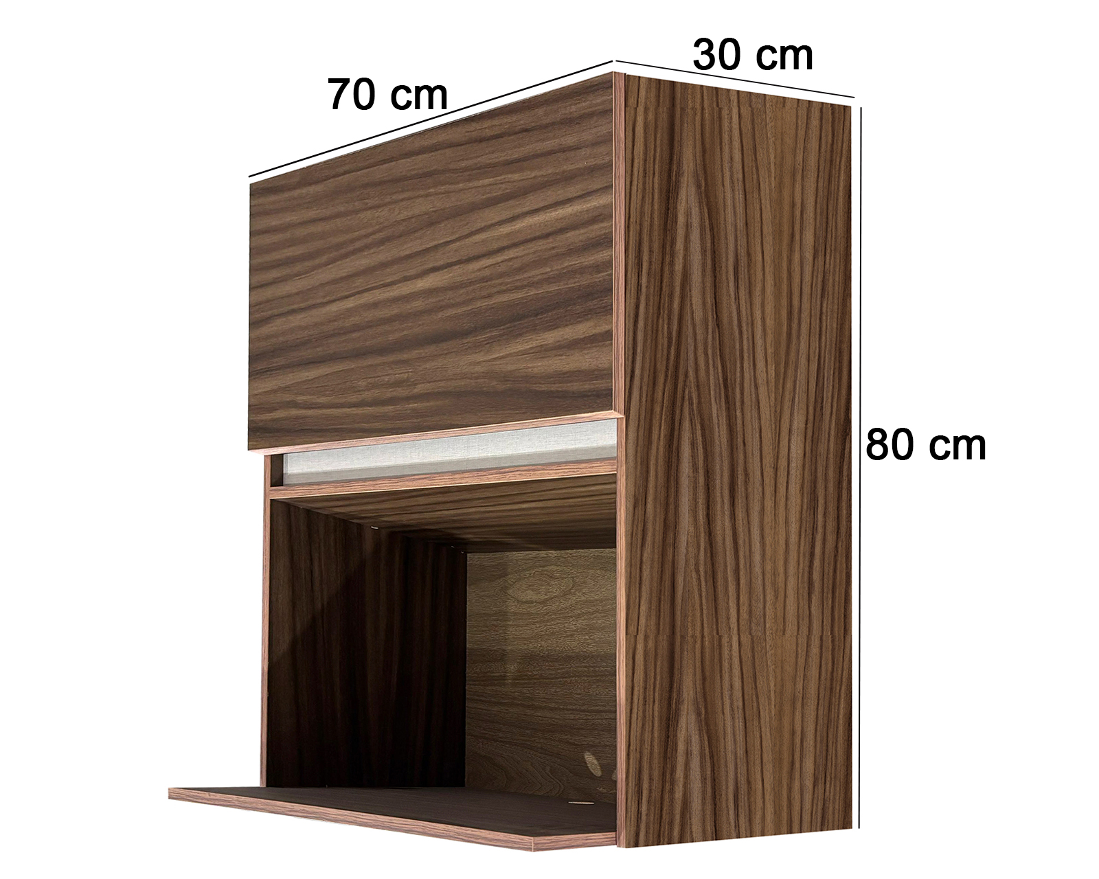 Foto 5 | Foto 5 | Alacena de Melamina Ag Muebles Tulum Café