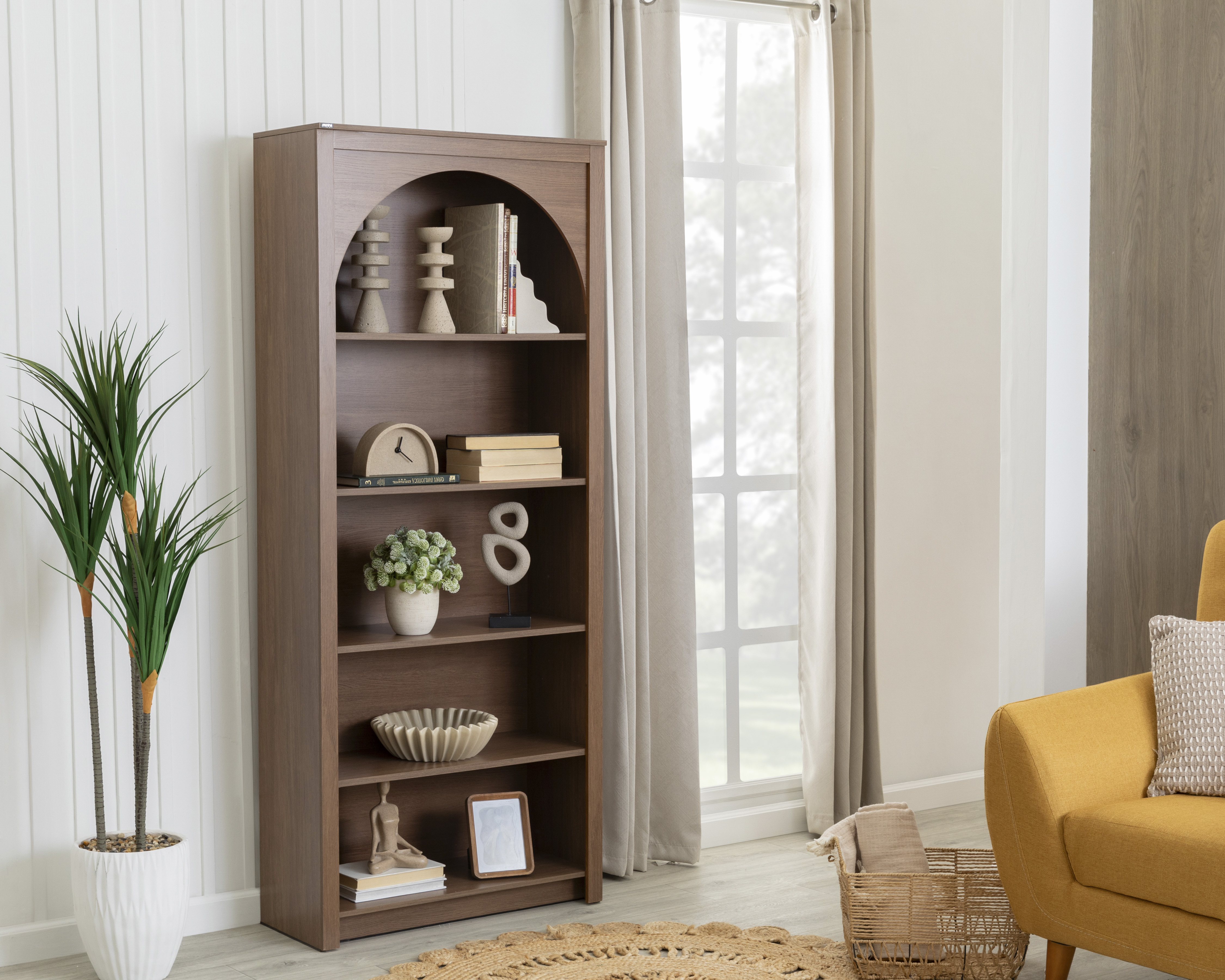 Librero de Madera William Nogal