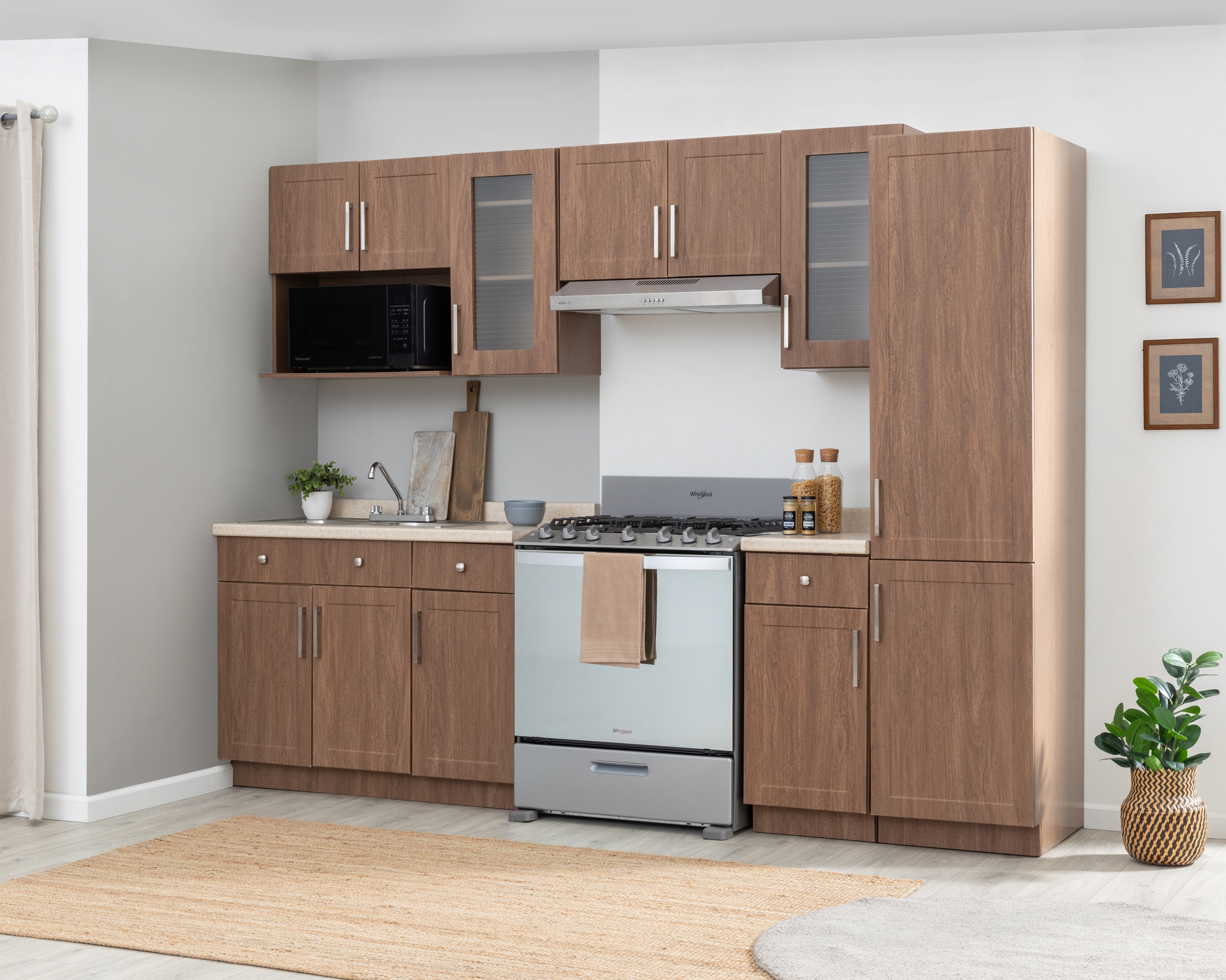 Cocina Integral Alicante Café 287 cm