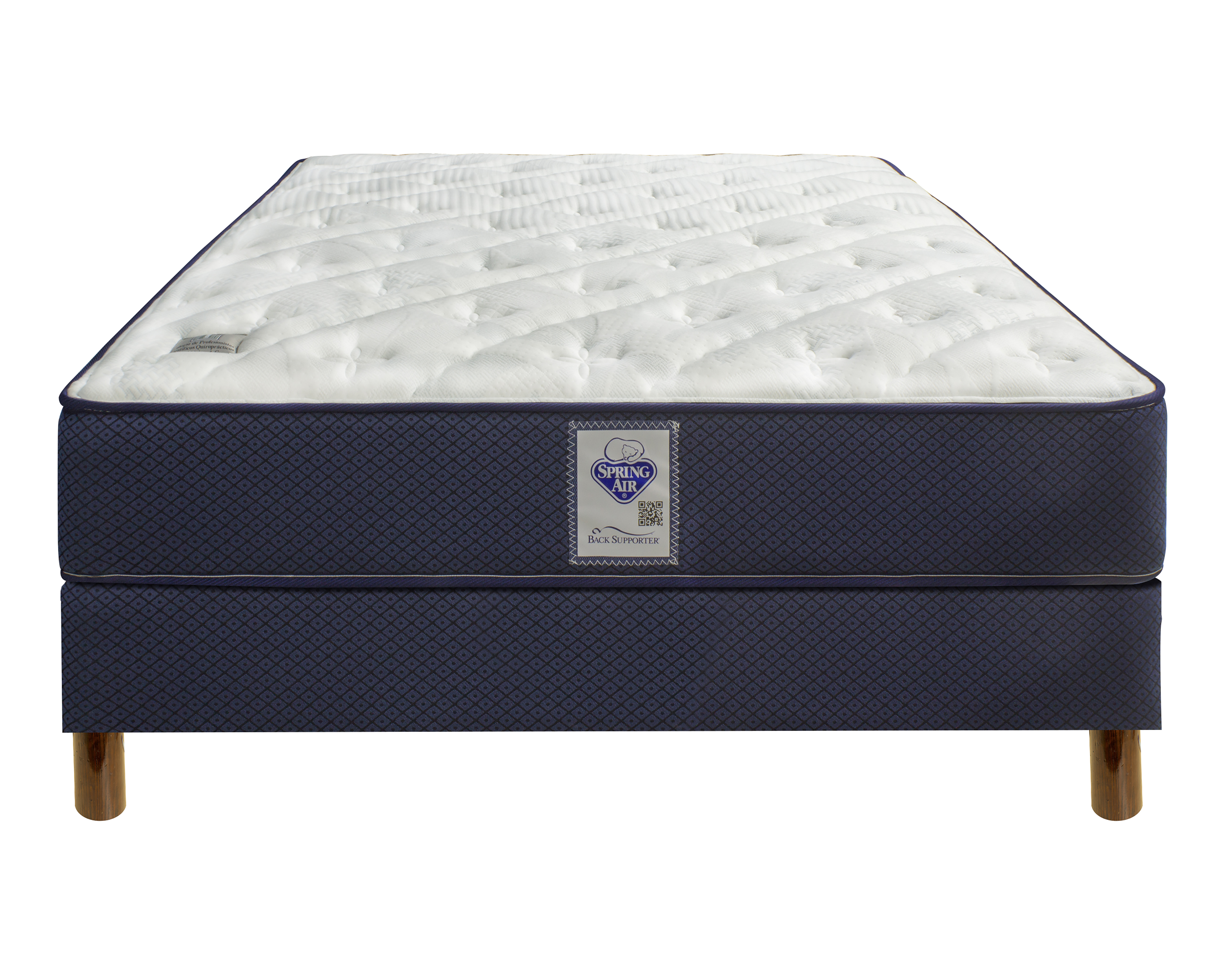 Foto 3 | Foto 3 | Juego de Colchón y Box Matrimonial Spring Air Normand