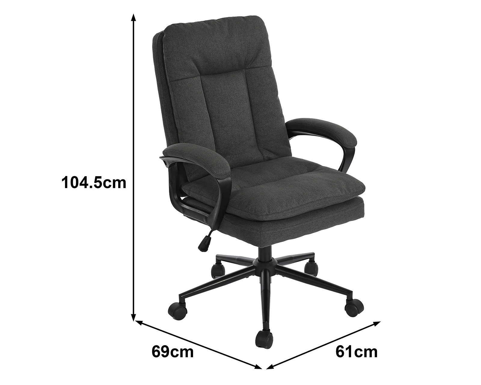 Foto 10 | Foto 10 | Silla de Oficina Ginebra Gris