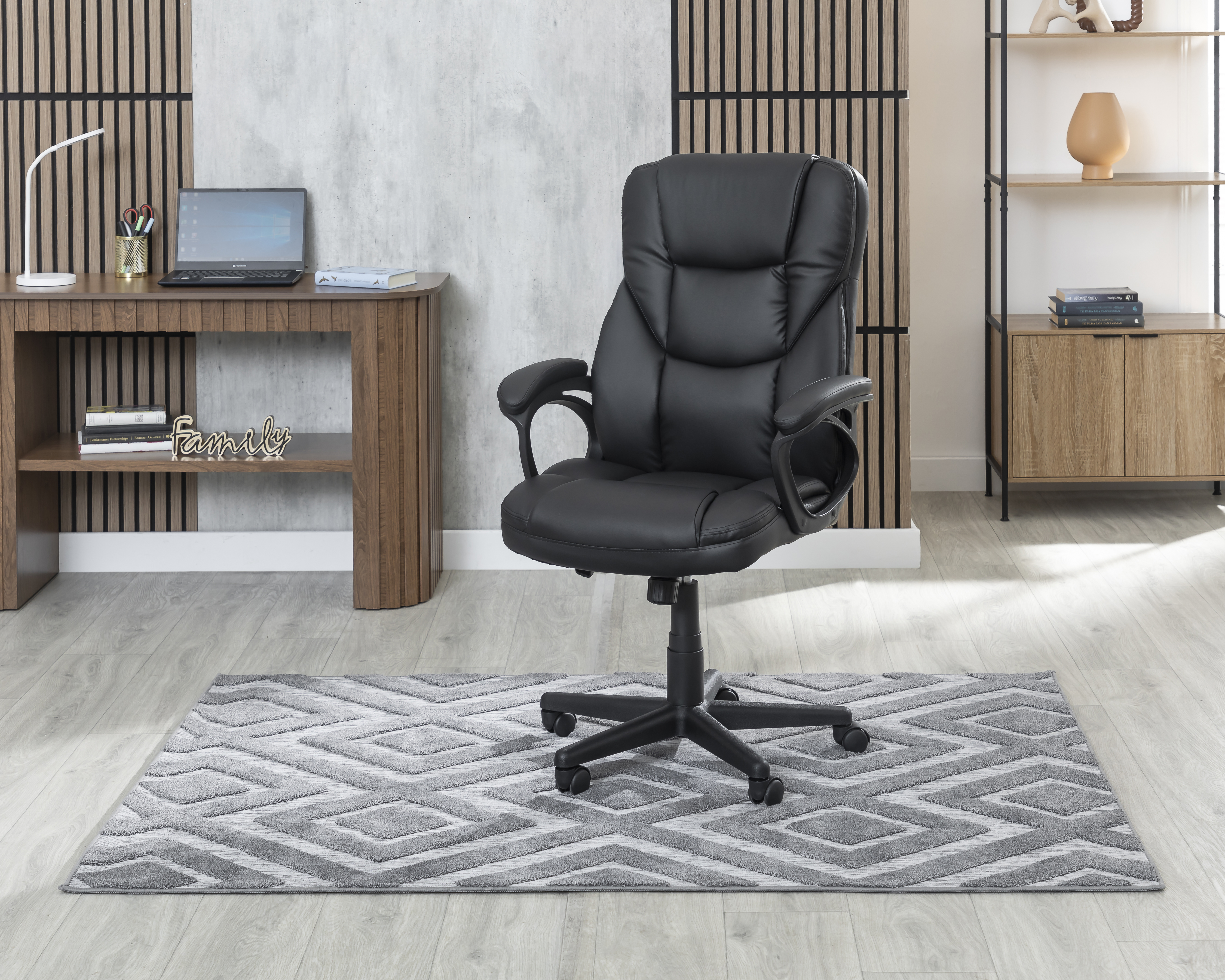 Silla de Oficina Hamburgo Negra