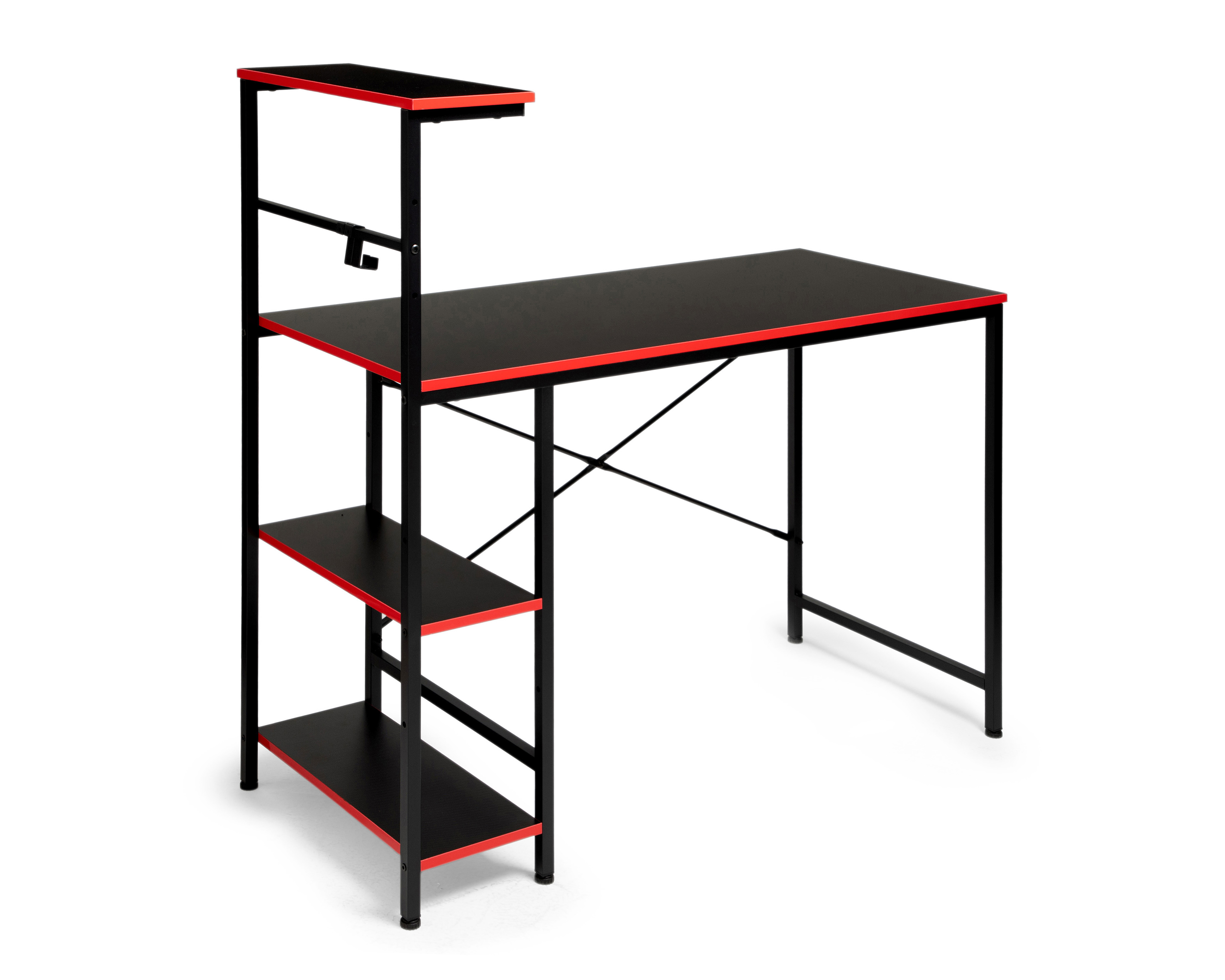 Foto 2 | Foto 2 | Escritorio Gamer Gamecraft con Entrepaños Negro