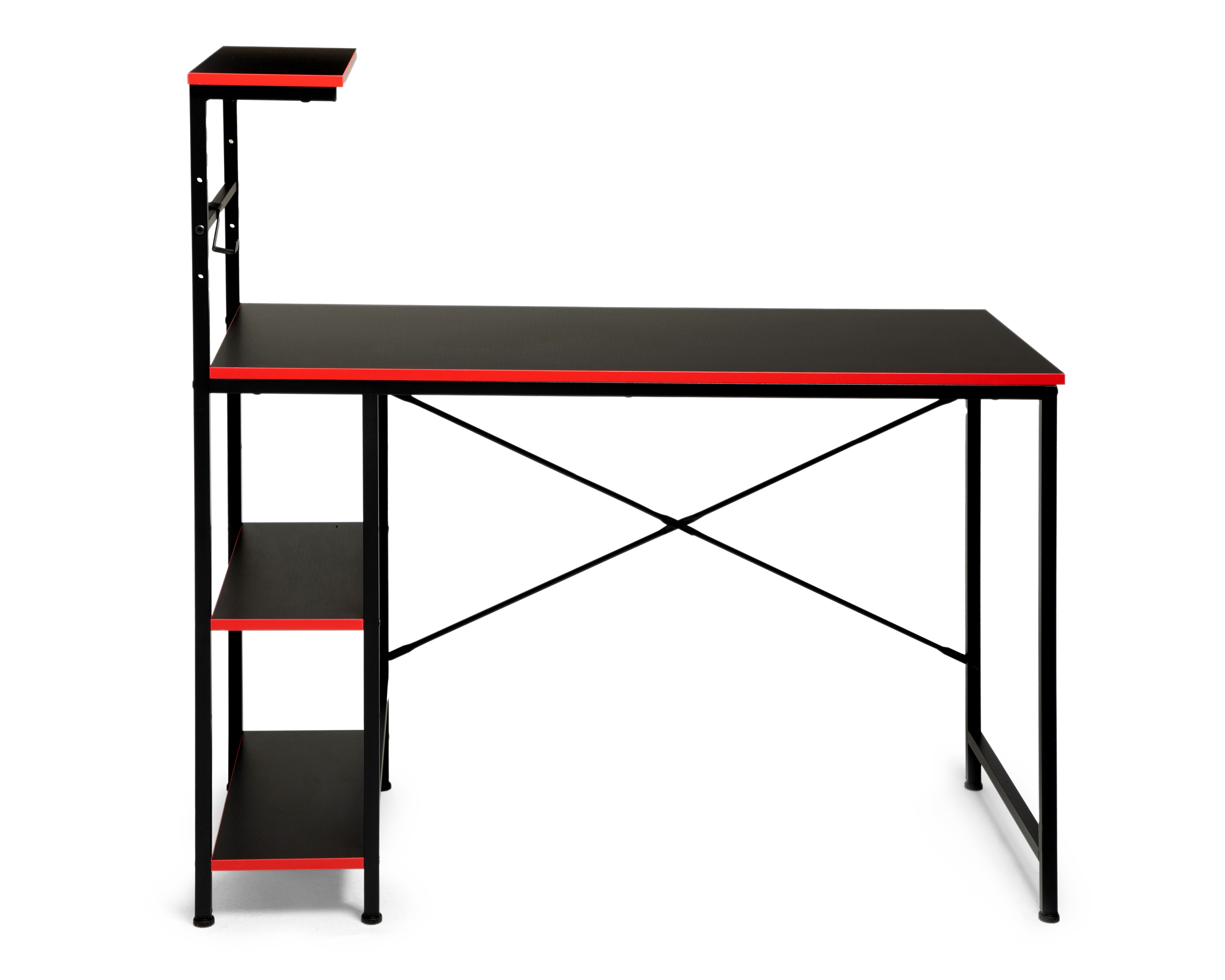 Foto 3 | Foto 3 | Escritorio Gamer Gamecraft con Entrepaños Negro