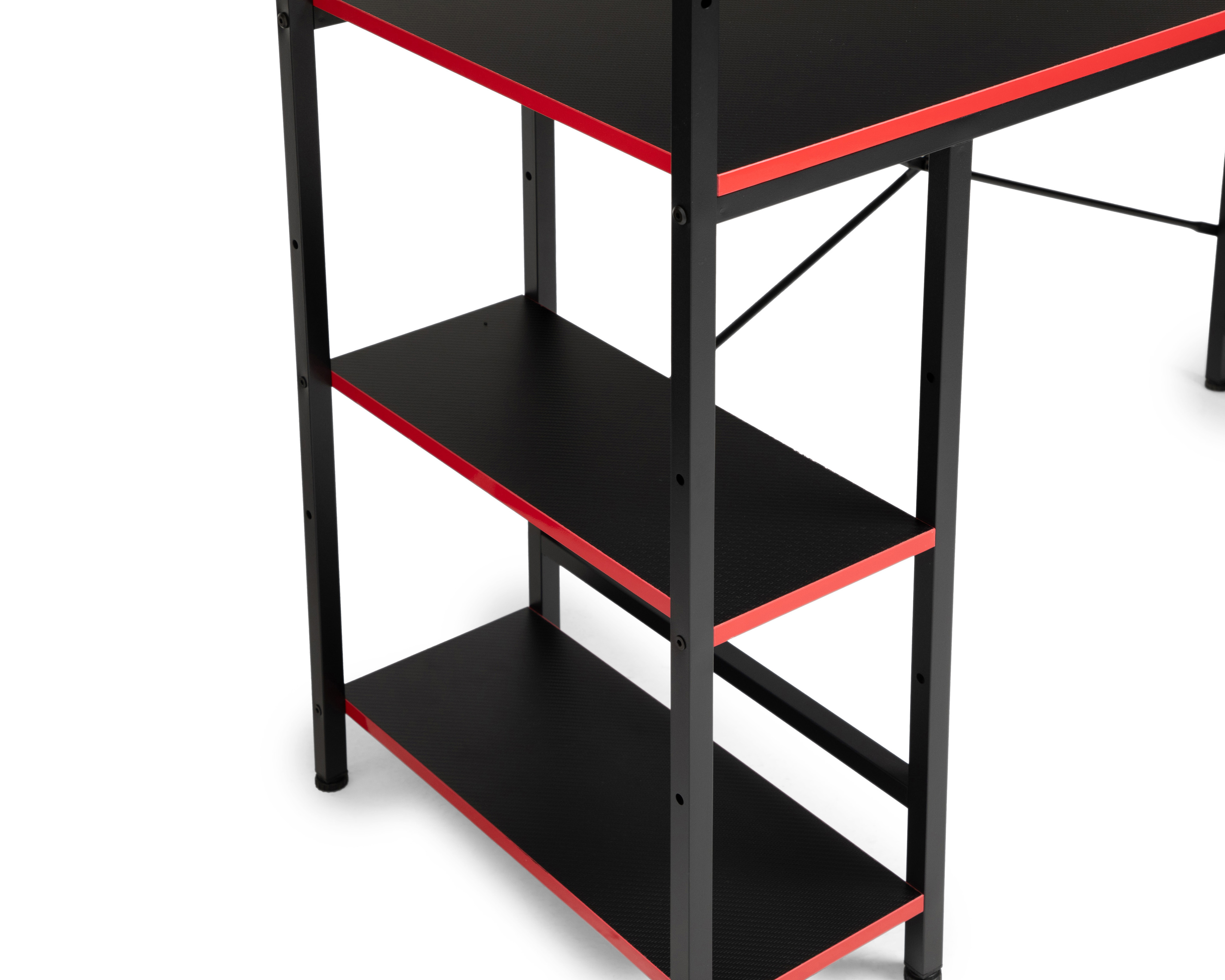 Foto 5 | Foto 5 | Escritorio Gamer Gamecraft con Entrepaños Negro