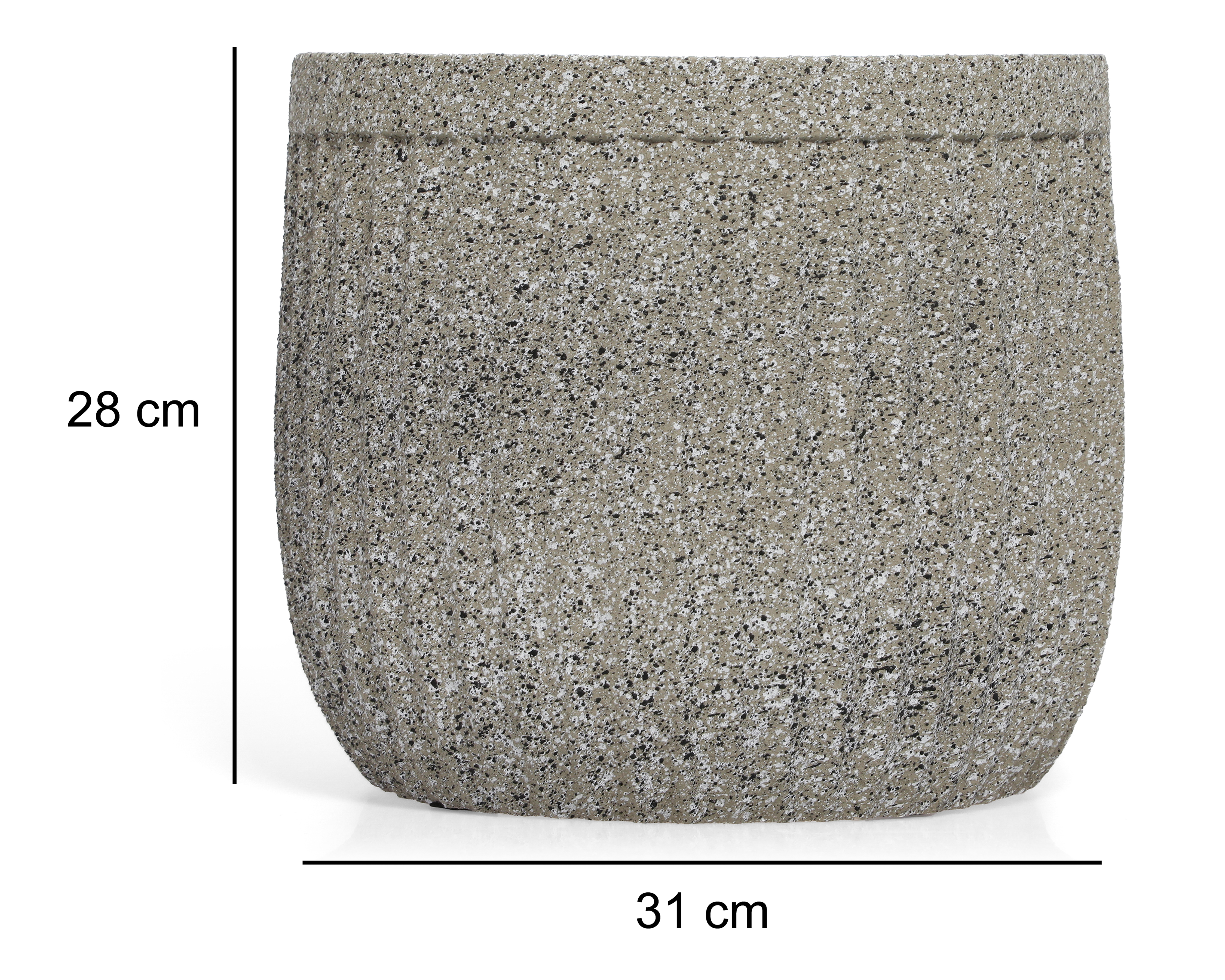 Foto 5 | Foto 5 | Maceta de Fibra de Vidrio Congo 28 cm