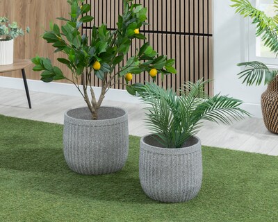 Foto 4 | Foto 4 | Maceta de Fibra de Vidrio Congo 32 cm