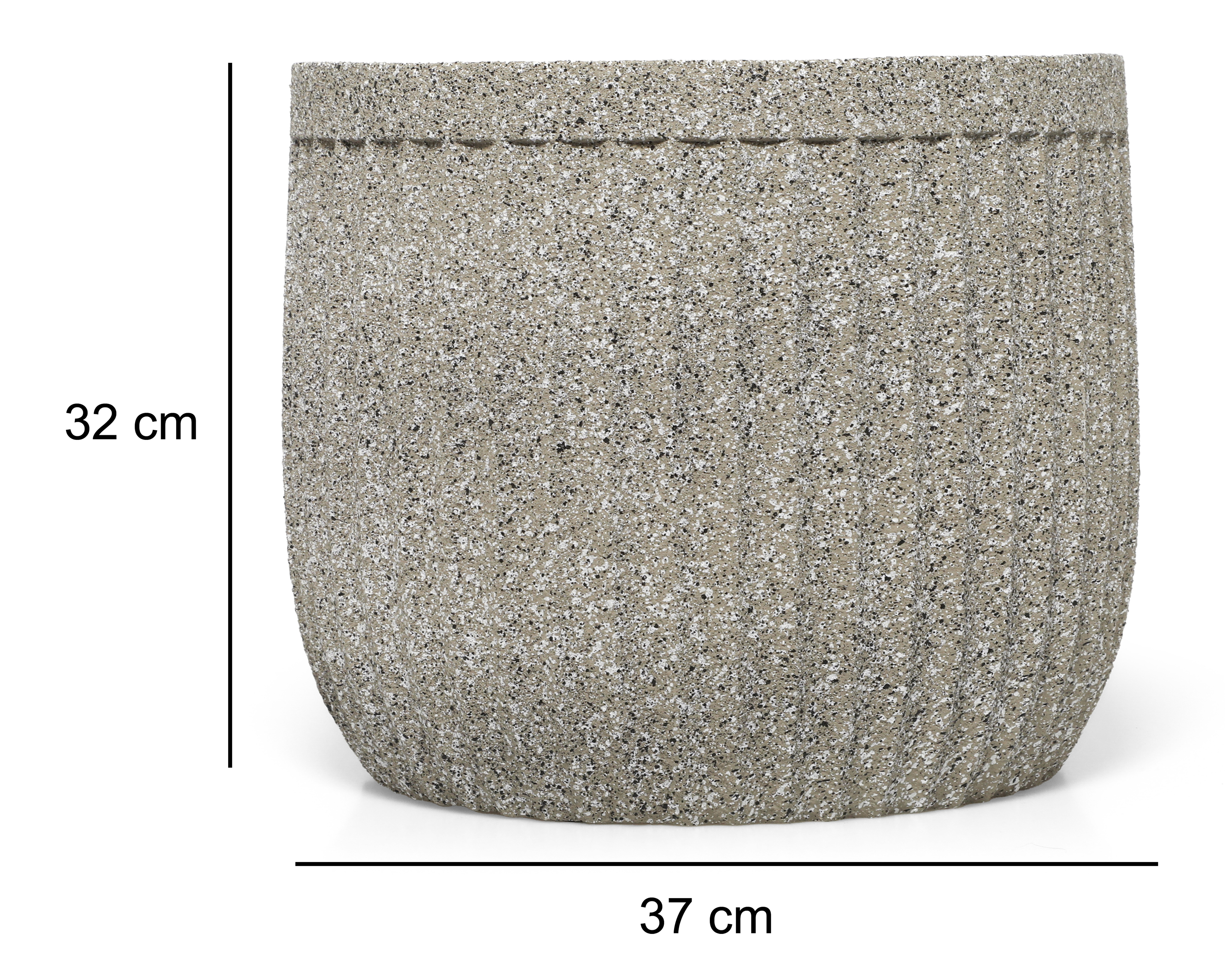 Foto 6 pulgar | Foto 5 | Maceta de Fibra de Vidrio Congo 32 cm