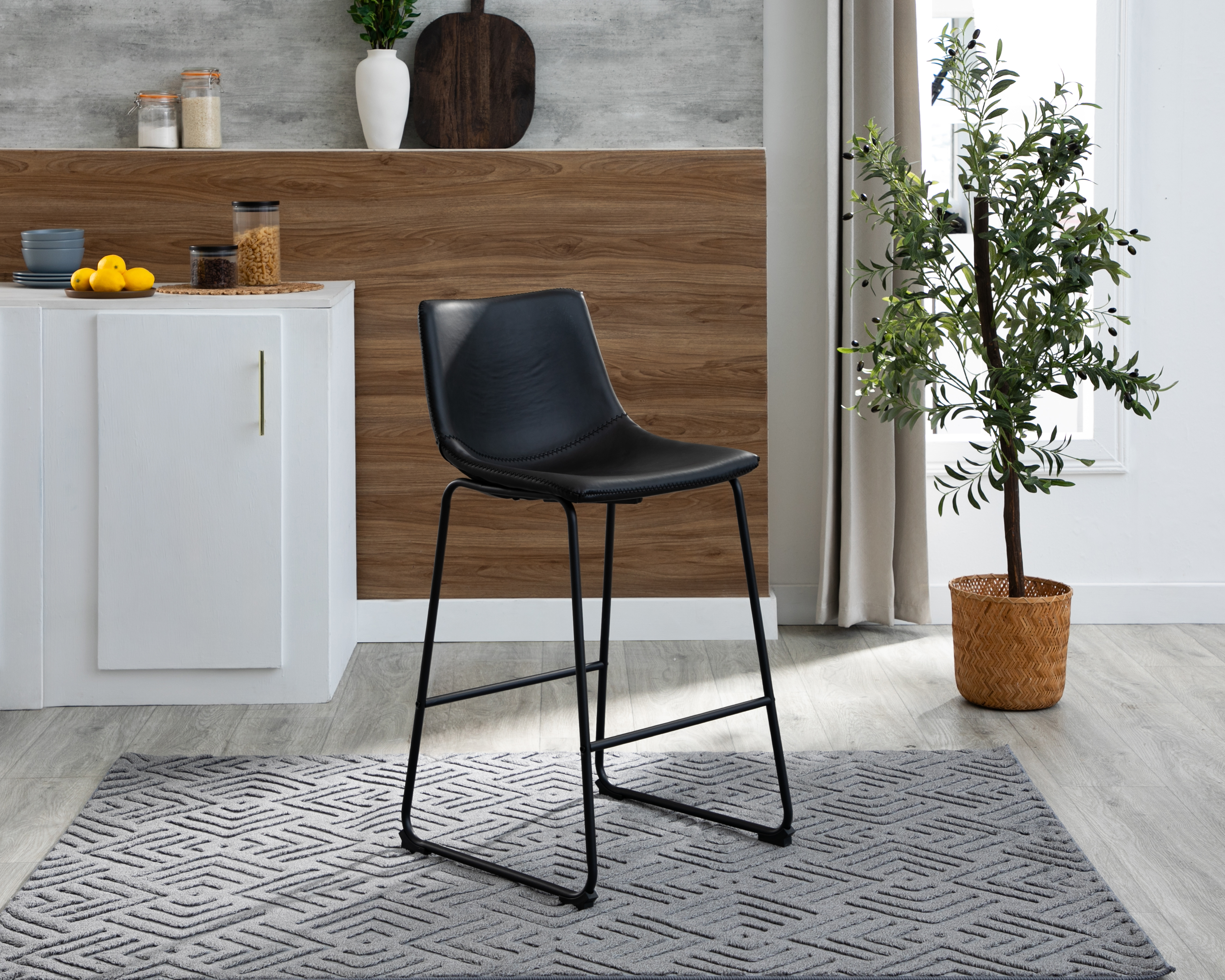 Foto 1 | Foto 1 | Banco de Metal Ikal Nuria Negro