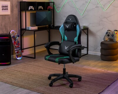Foto 1 | Foto 1 | Silla Gamer Gamercraft Altura Ajustable Negra