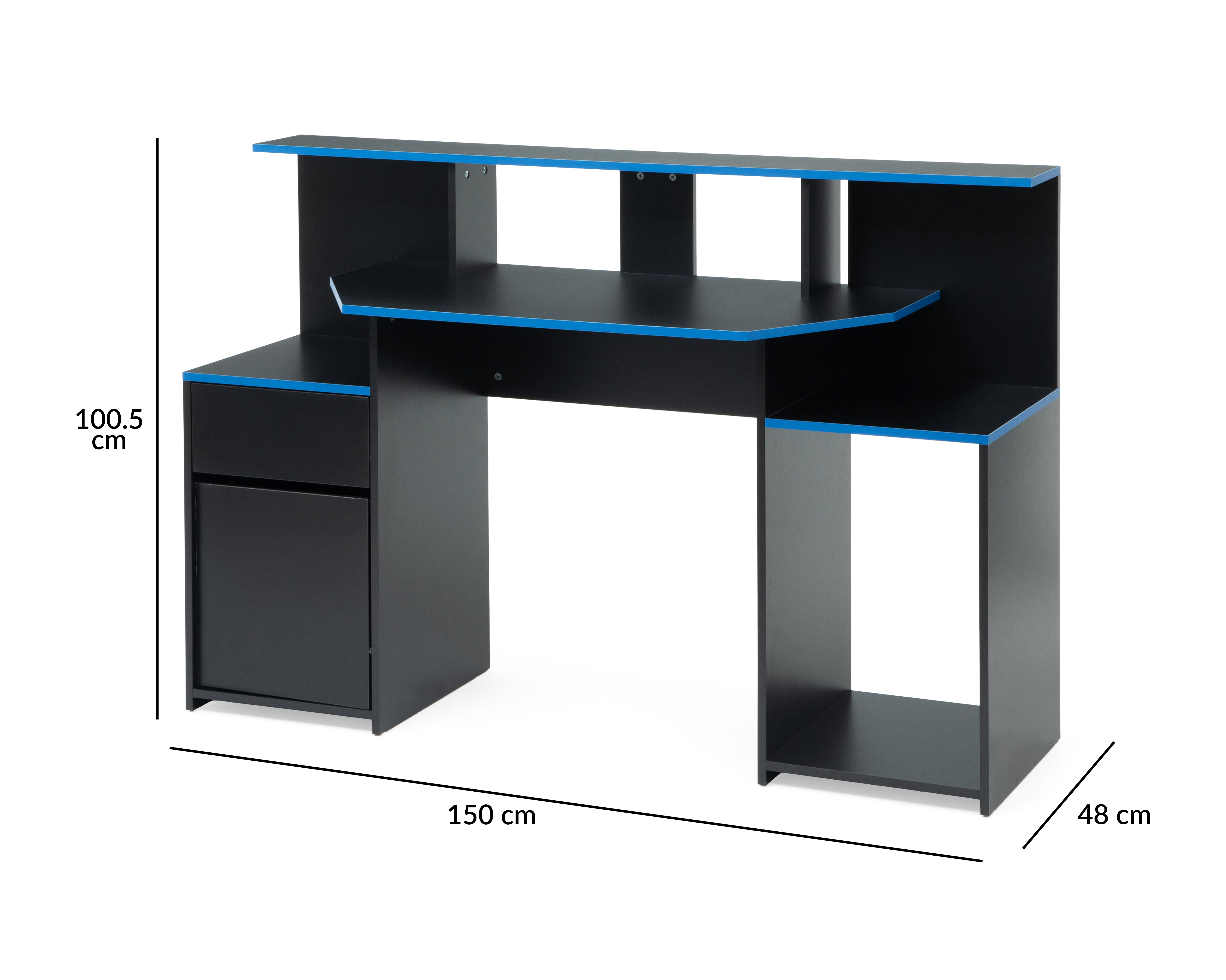 Foto 6 | Foto 6 | Escritorio Gamer Gamecraft Volta Negro