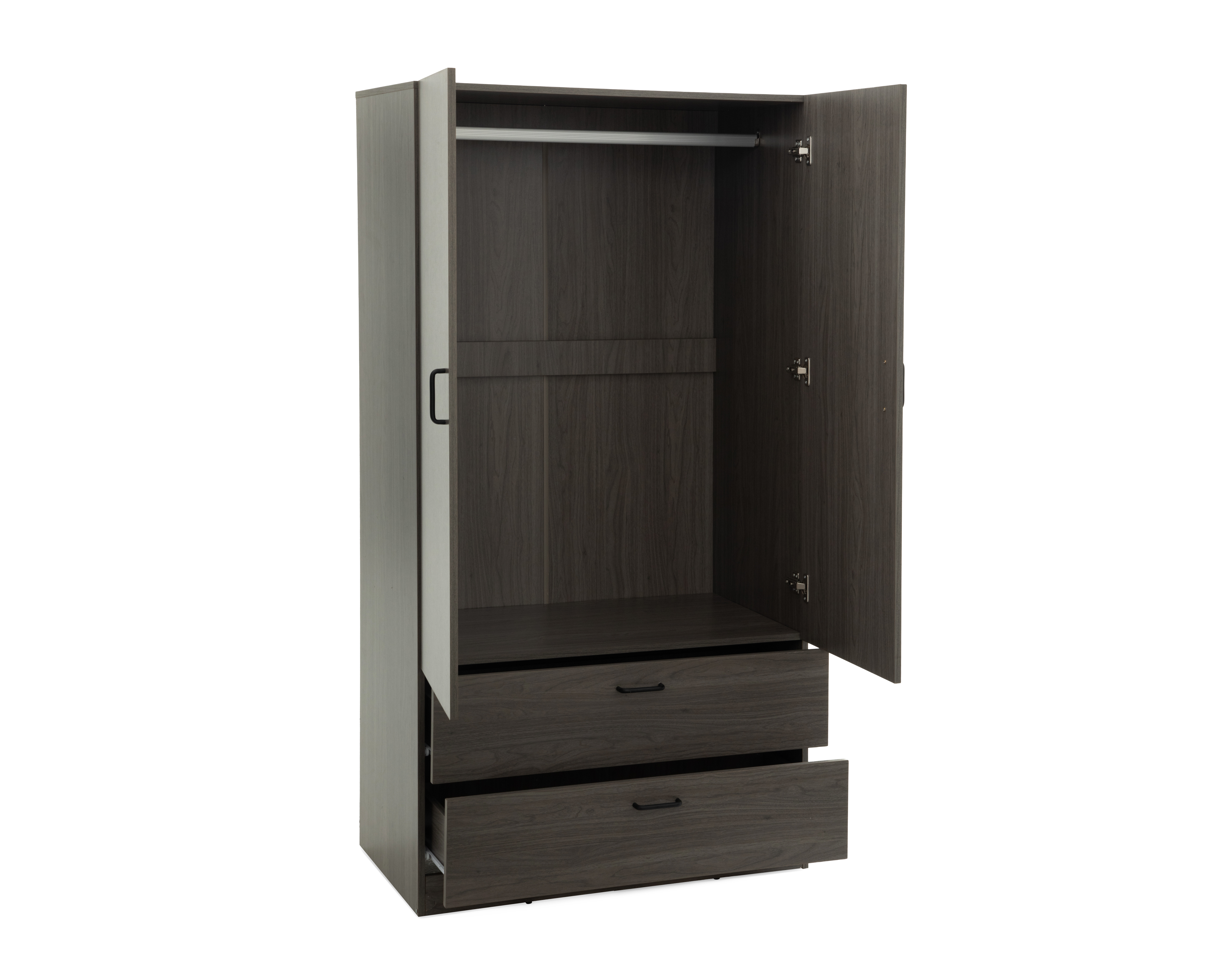 Foto 4 pulgar | Foto 3 | Ropero de Madera Ikal Evan Gris 90.5 cm