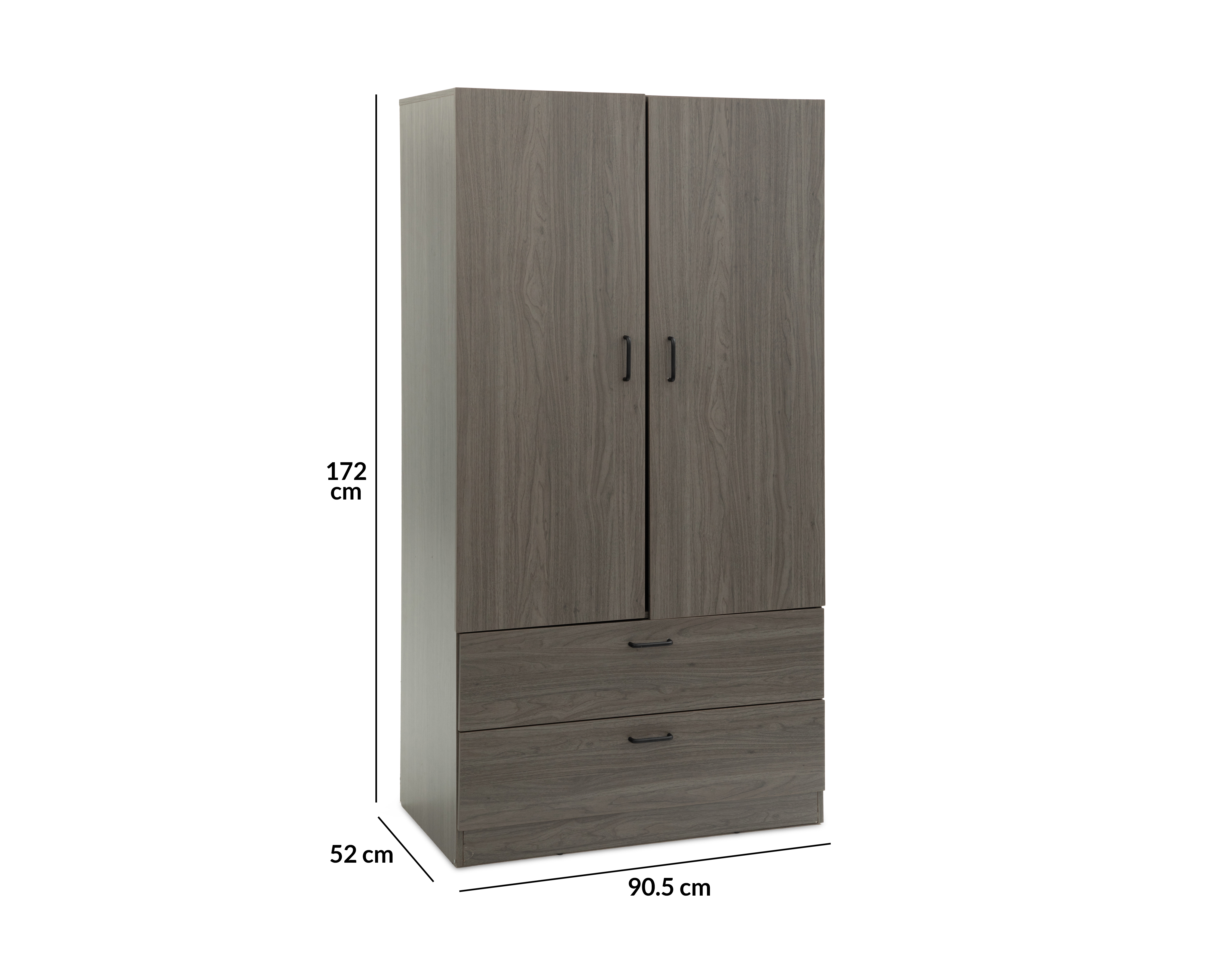 Foto 7 | Foto 7 | Ropero de Madera Ikal Evan Gris 90.5 cm