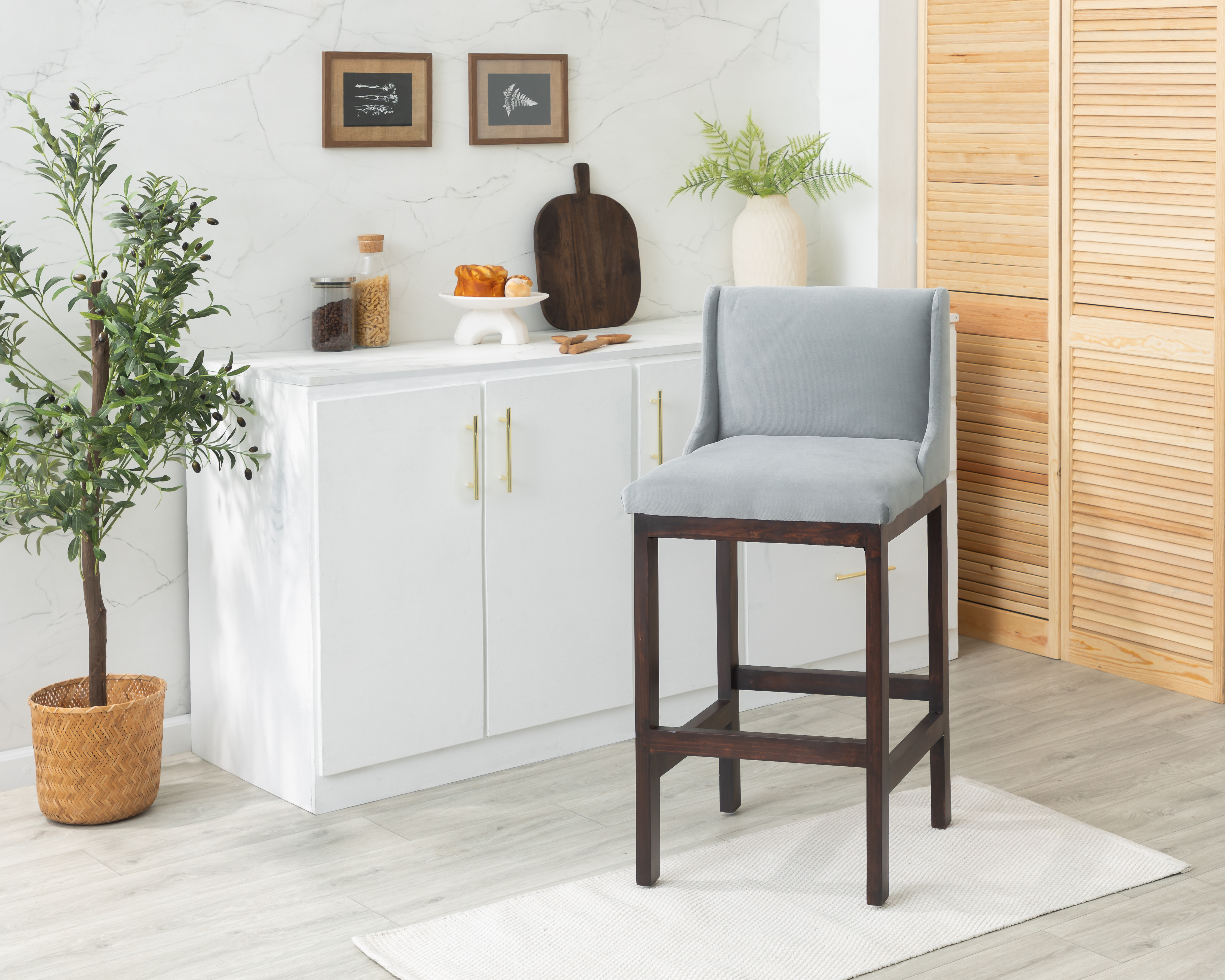 Foto 2 pulgar | Foto 1 | Banco de Madera Amaike Valencia Gris