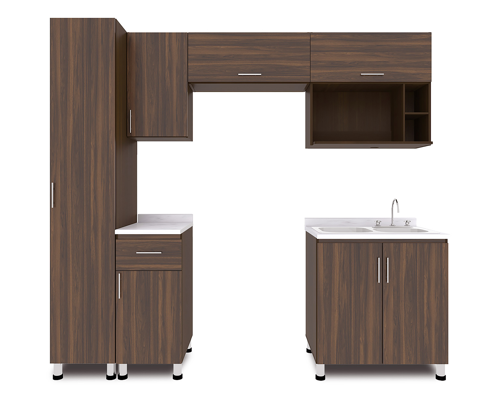 Foto 3 | Foto 3 | Cocina Integral Mobi Denver Moca 240 cm