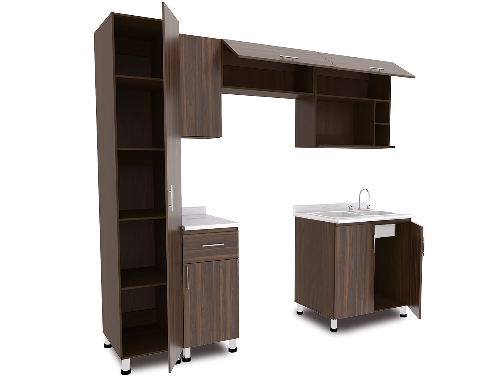 Foto 4 | Foto 4 | Cocina Integral Mobi Denver Moca 240 cm