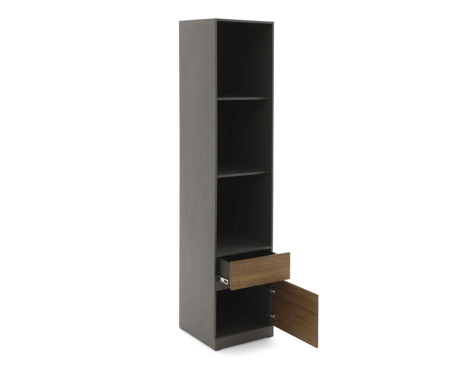 Foto 5 pulgar | Foto 4 | Librero Piero Gris/Nogal