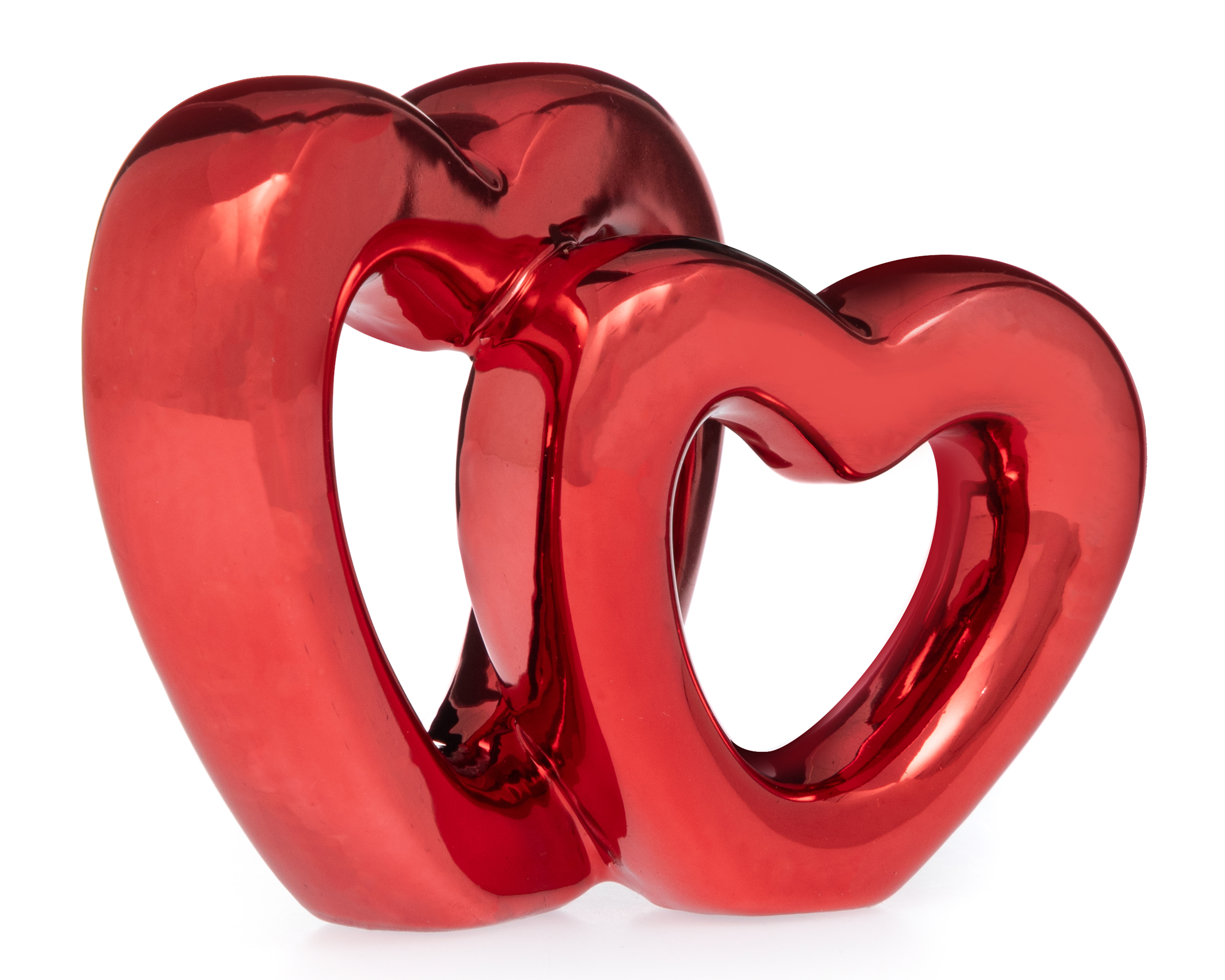 Escultura de Corazones Redlove de Cerámica