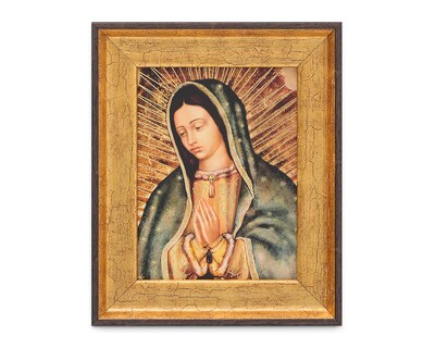 Foto 1 | Foto 1 | Cuadro Decorativo Virgen Devoción Estampa Italiana