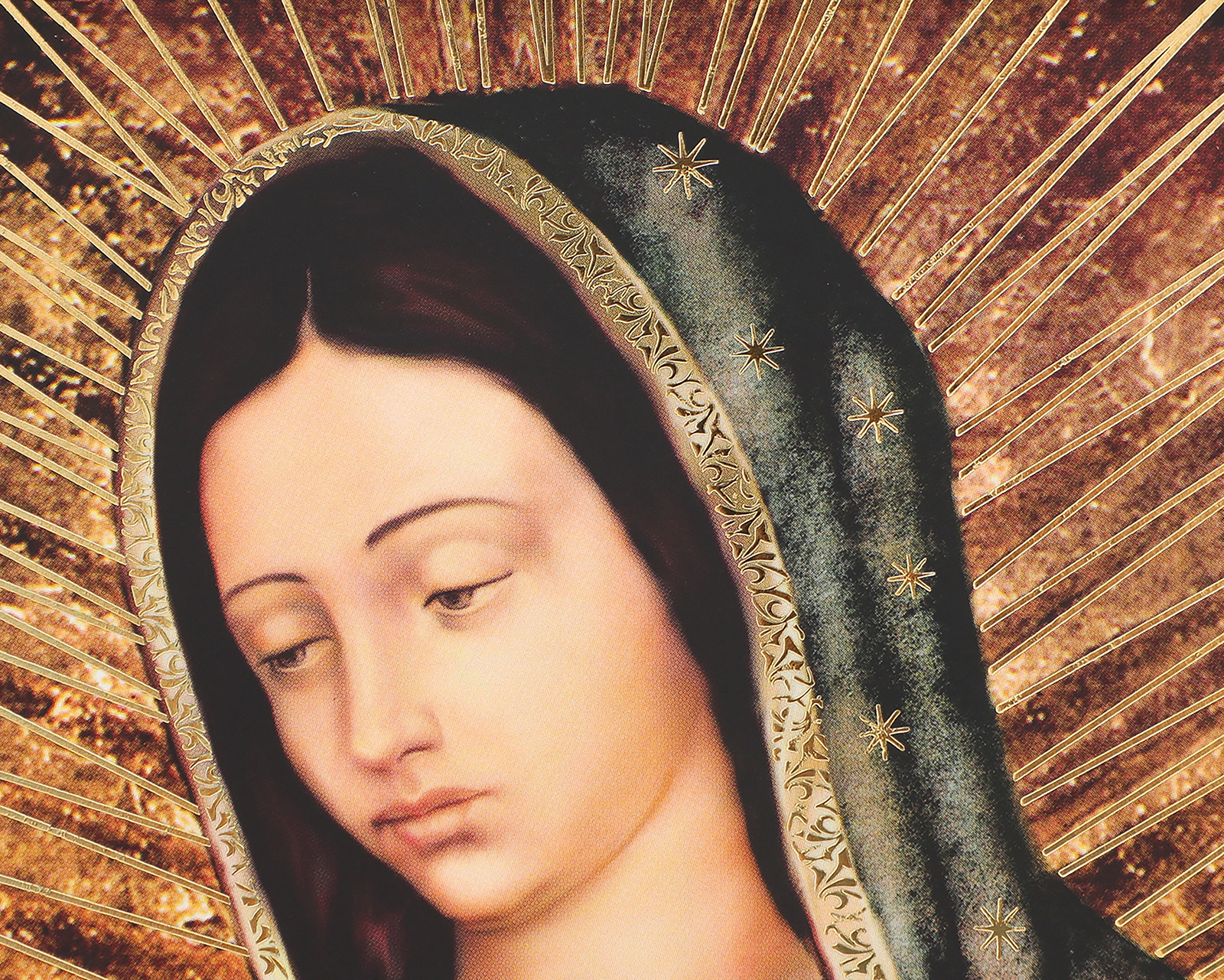 Foto 4 pulgar | Foto 3 | Cuadro Decorativo Virgen Devoción Estampa Italiana