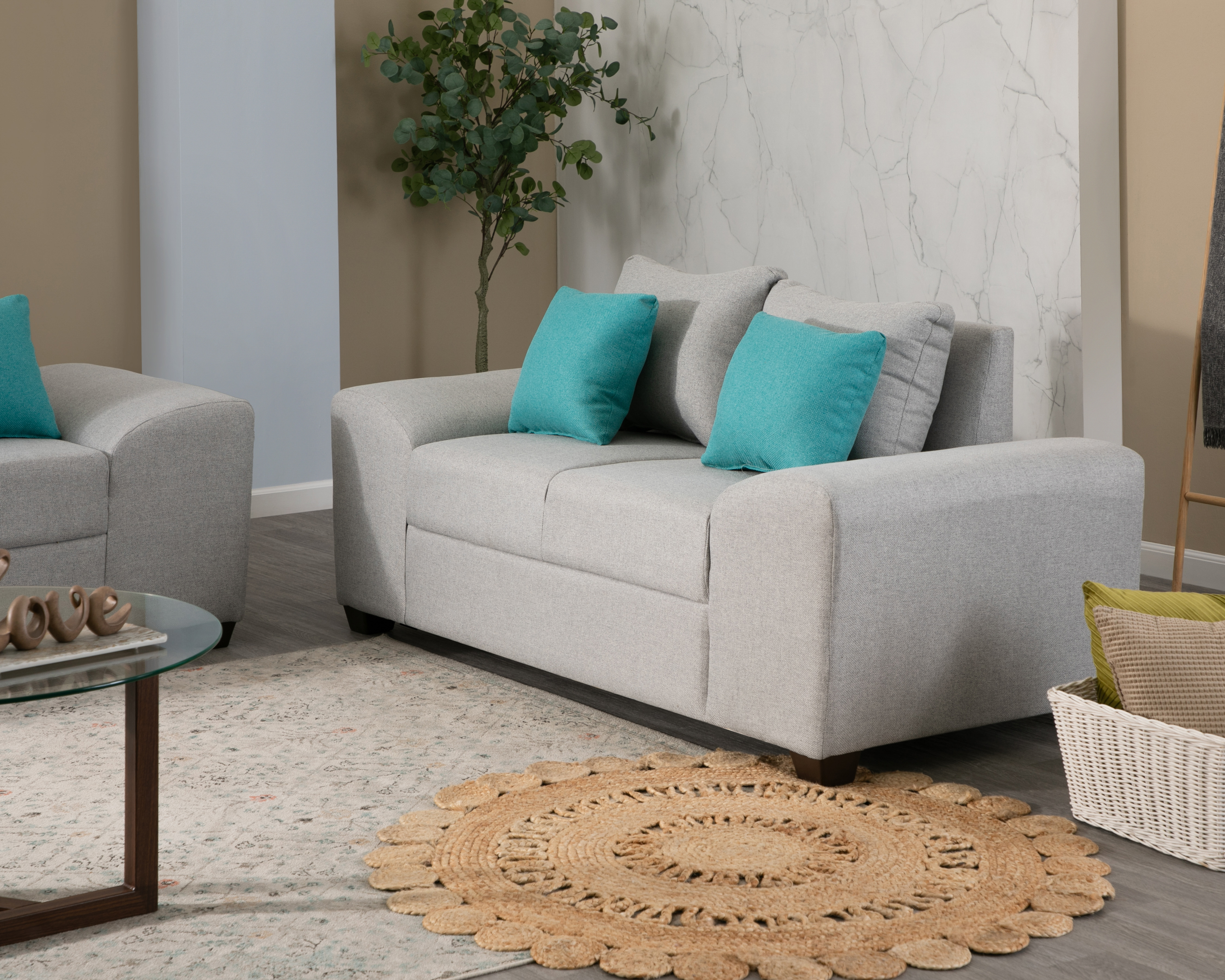 Loveseat Aura Contemporáneo