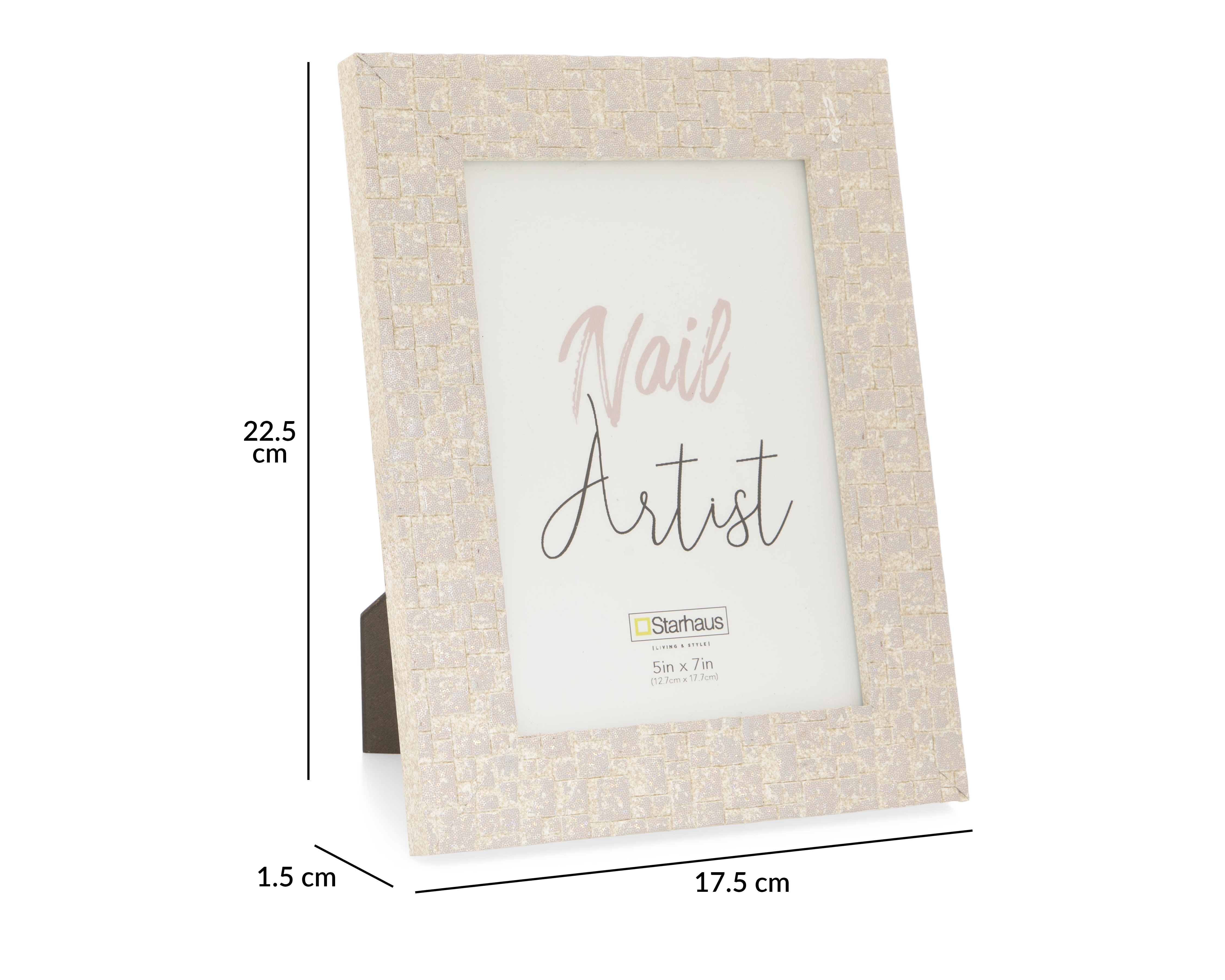 Foto 6 pulgar | Foto 5 | Portarretrato de Plástico Starhaus 5 x 7 Pulgadas