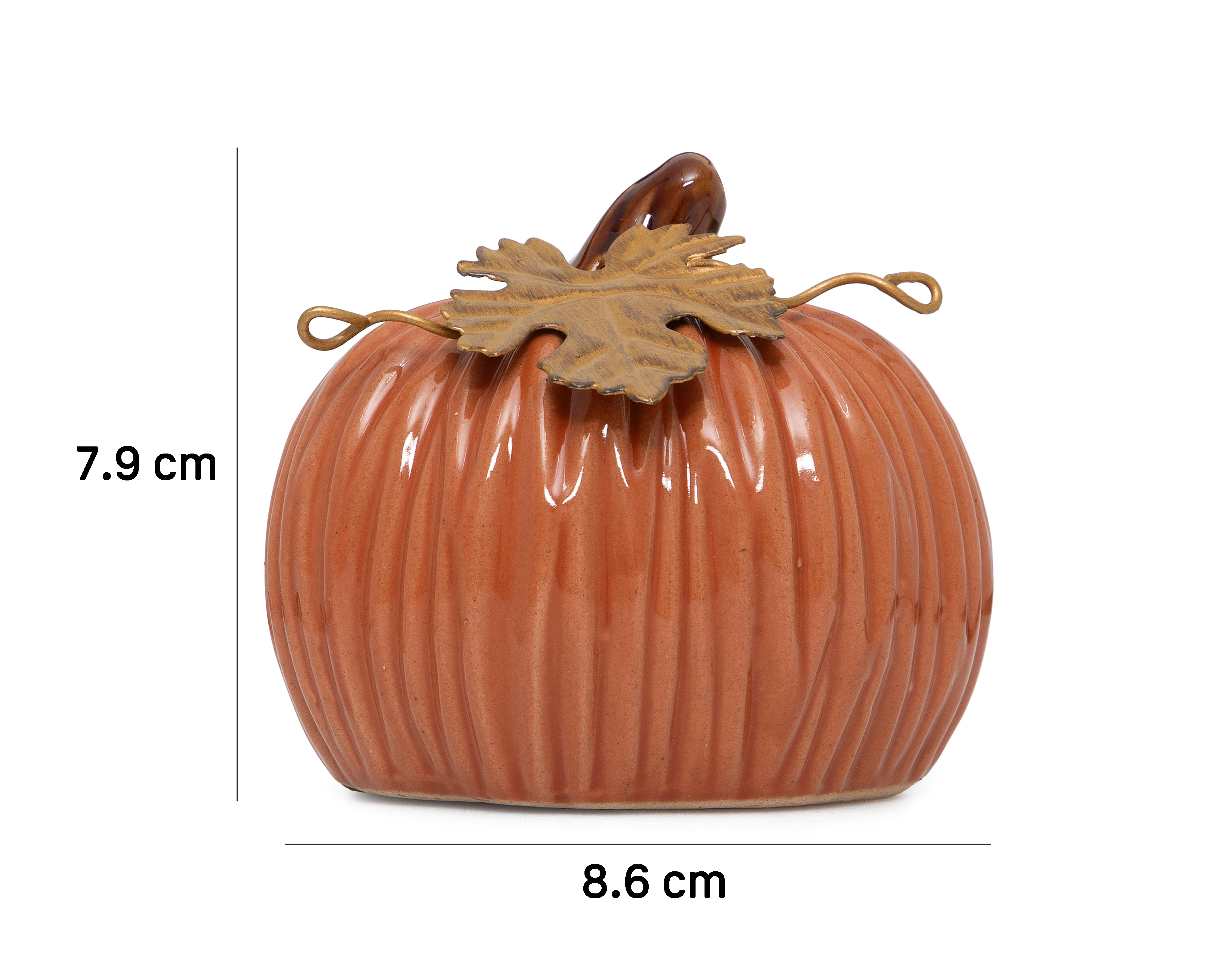 Foto 5 | Foto 5 | Escultura de Calabaza Char de Cerámica