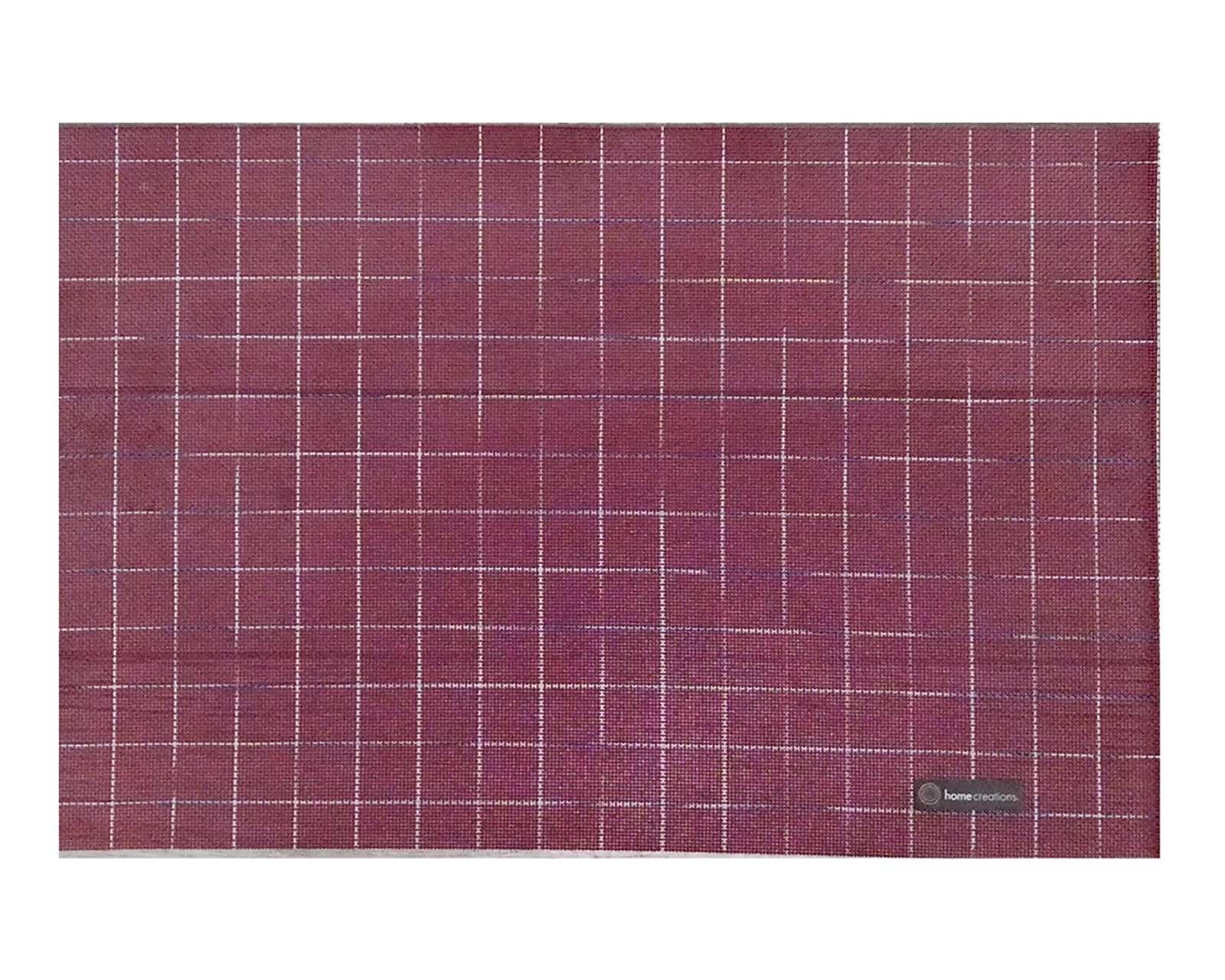 Mantel Individual Home Creations Cuadros Vino 45 x 40 cm 4 Piezas