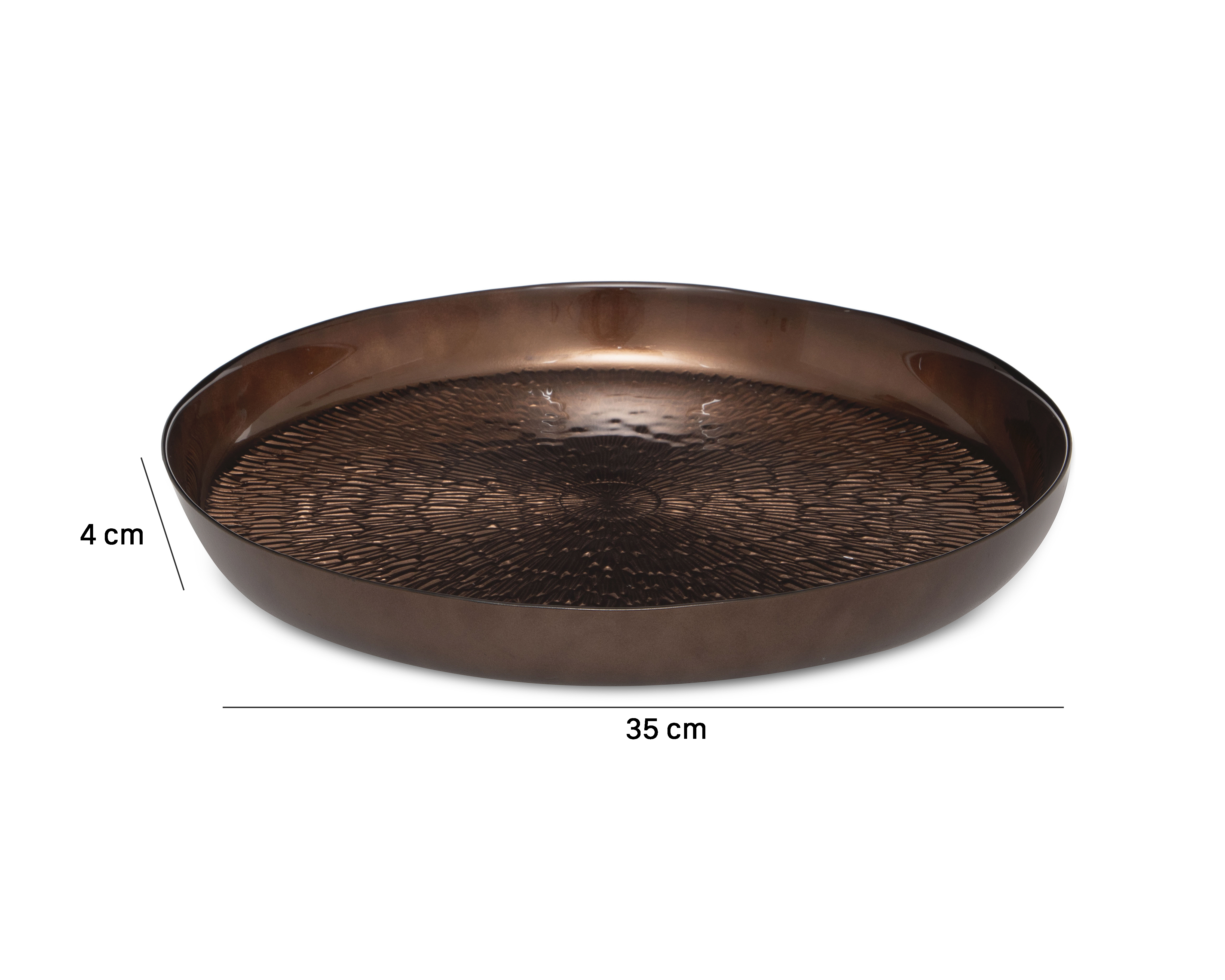 Foto 6 pulgar | Foto 5 | Charola Decorativa Padua de Cristal