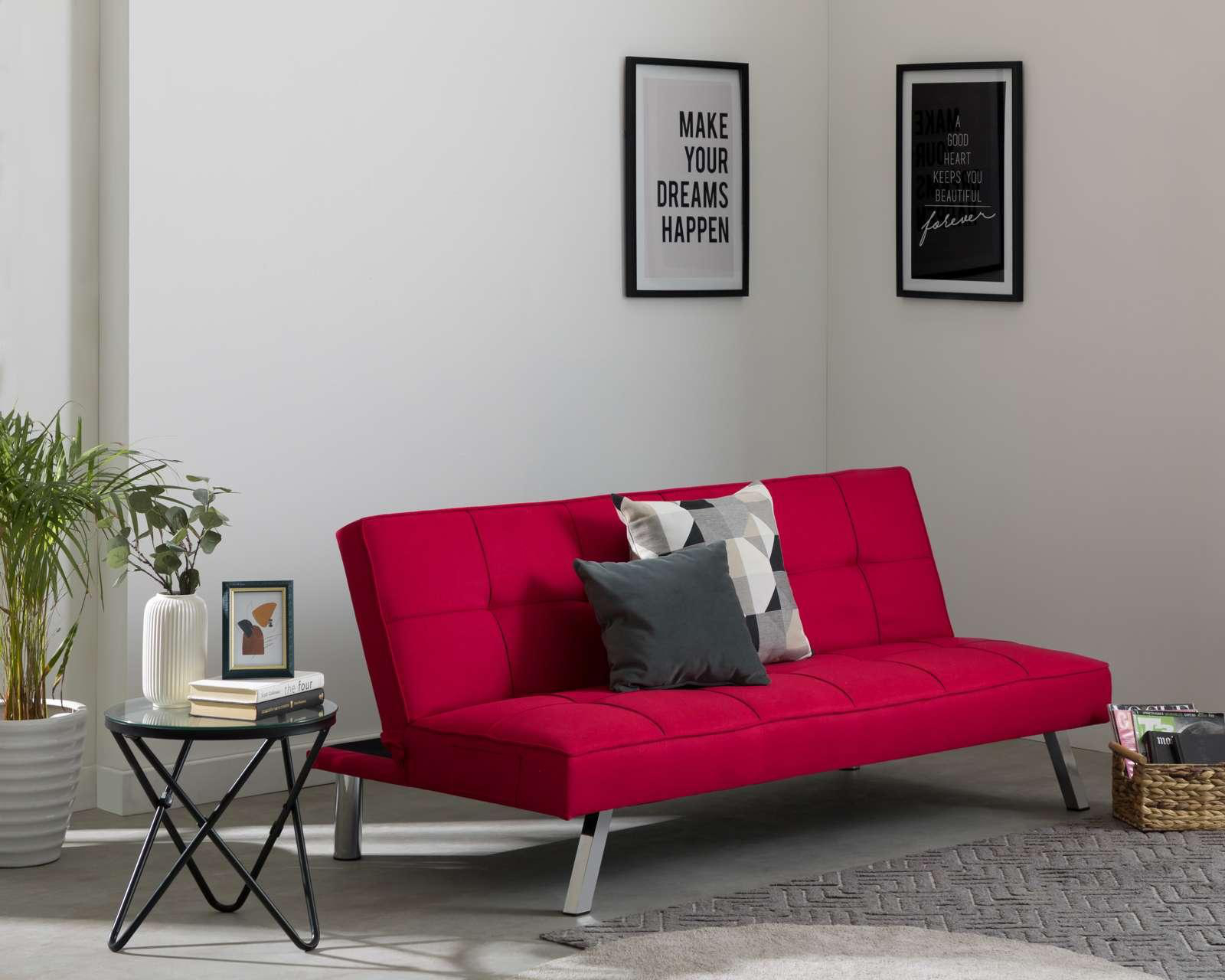 Sofá Cama Granada Rojo
