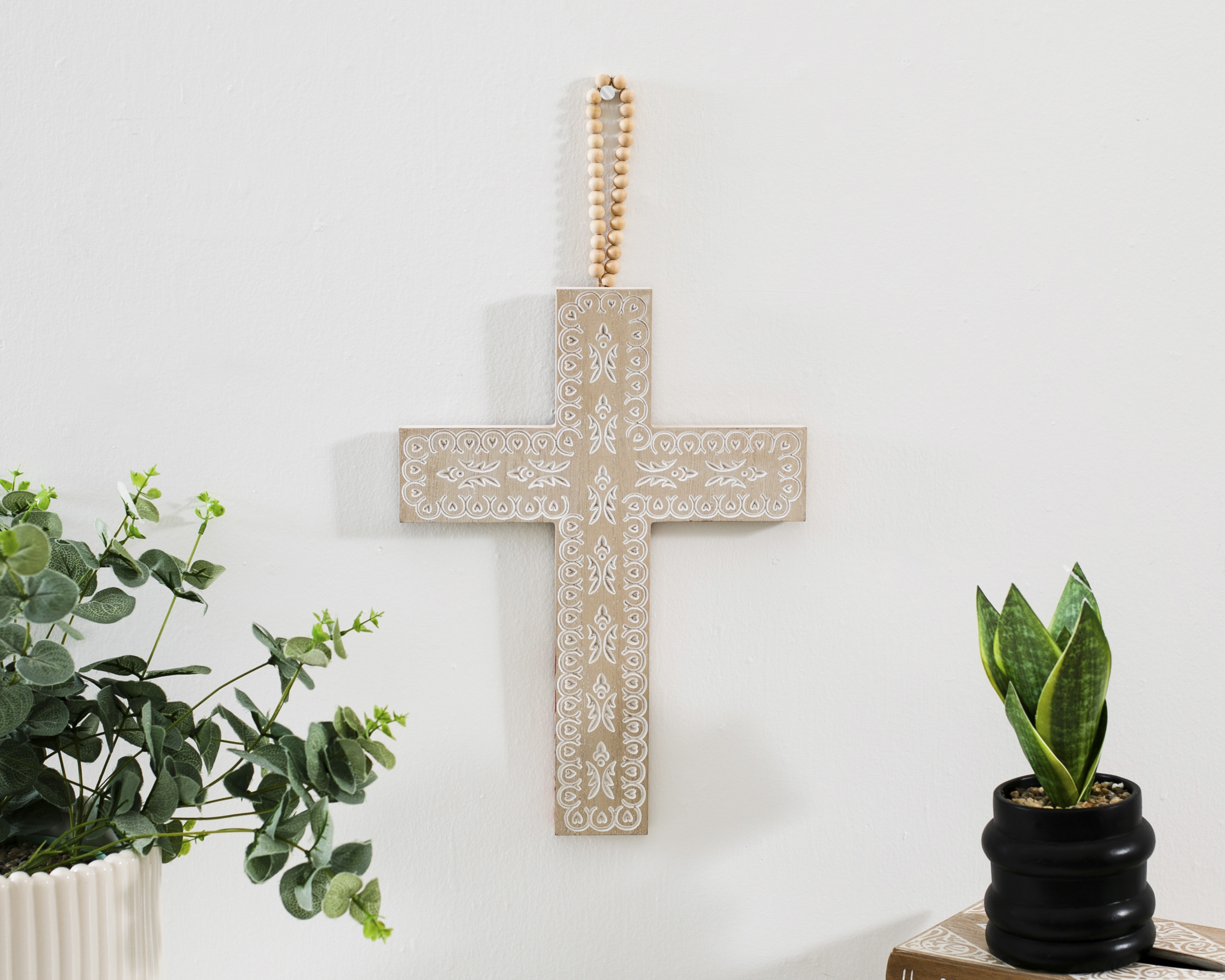 Foto 4 | Foto 4 | Cruz Decorativa Kruis de Madera Indrustrializada