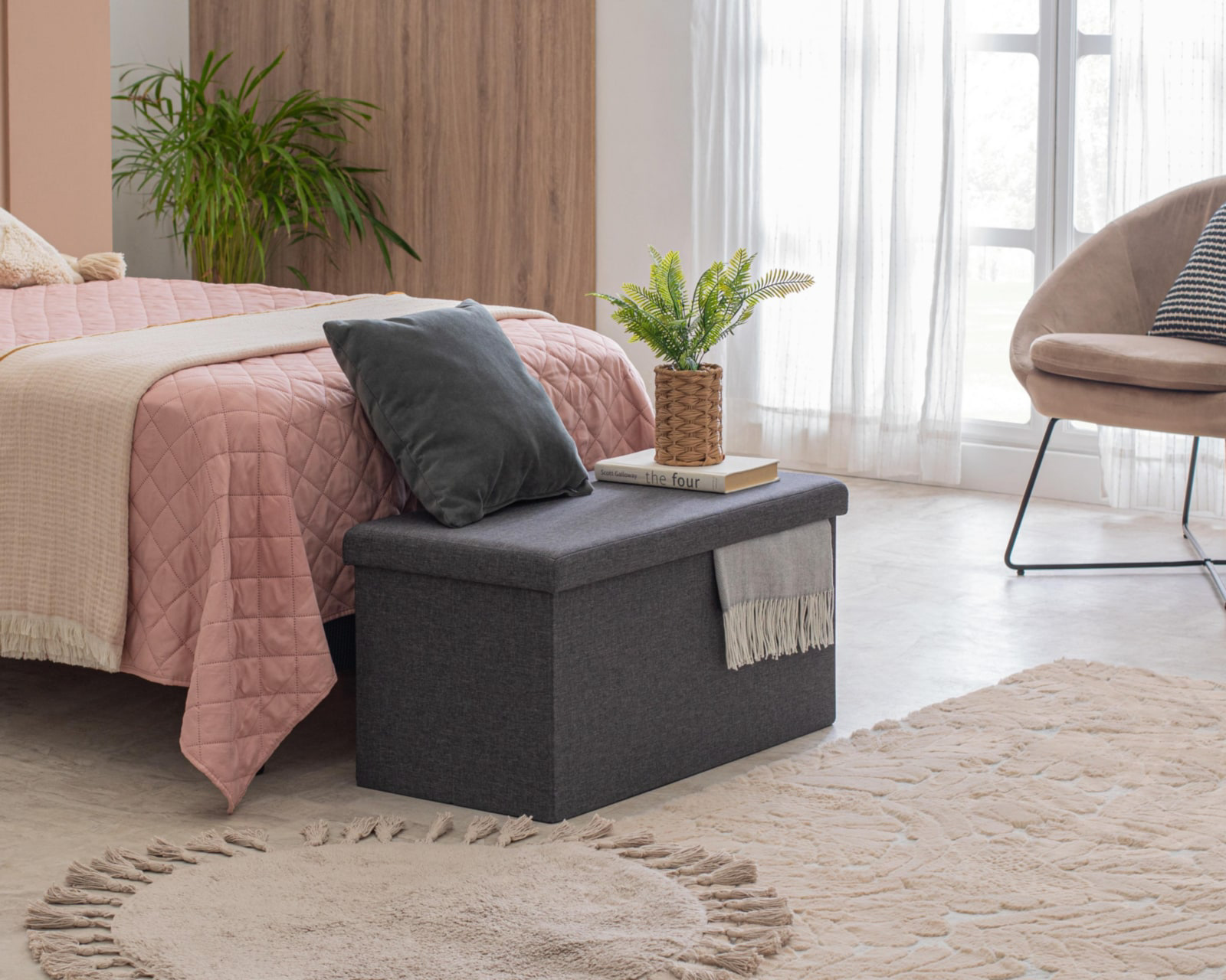 Foto 1 | Foto 1 | Taburete Anton Contemporáneo con Almacenamiento