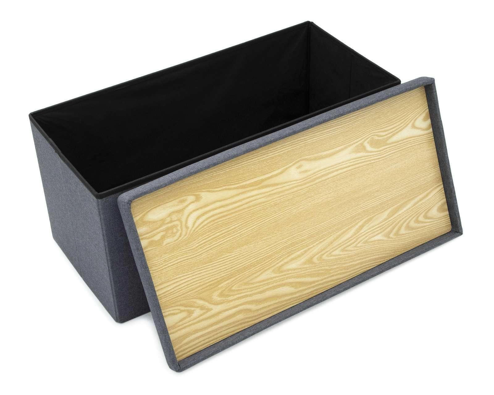 Foto 5 pulgar | Foto 4 | Taburete Anton Contemporáneo con Almacenamiento