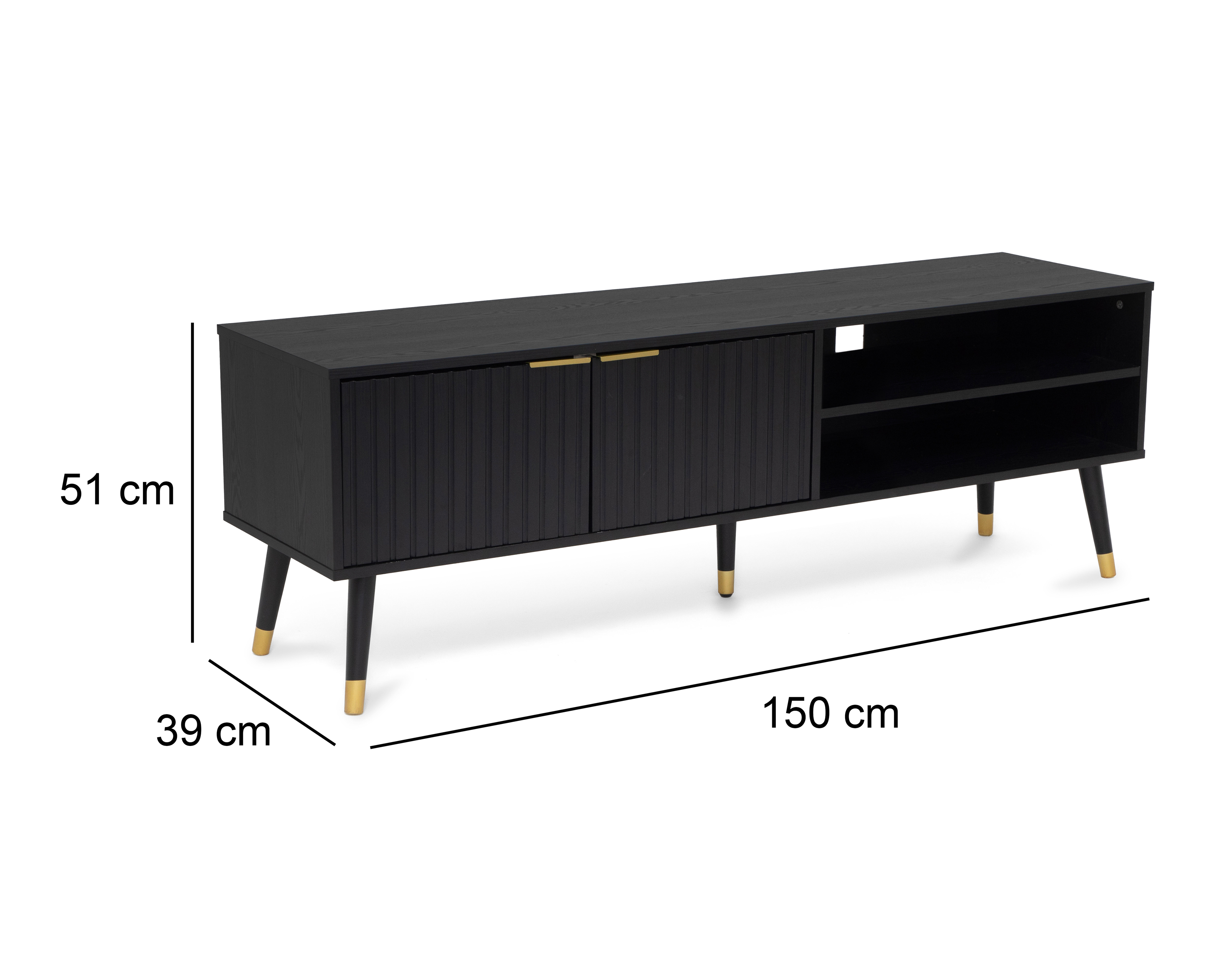 Foto 8 pulgar | Foto 7 | Mueble para TV Negro Ikal Anahí