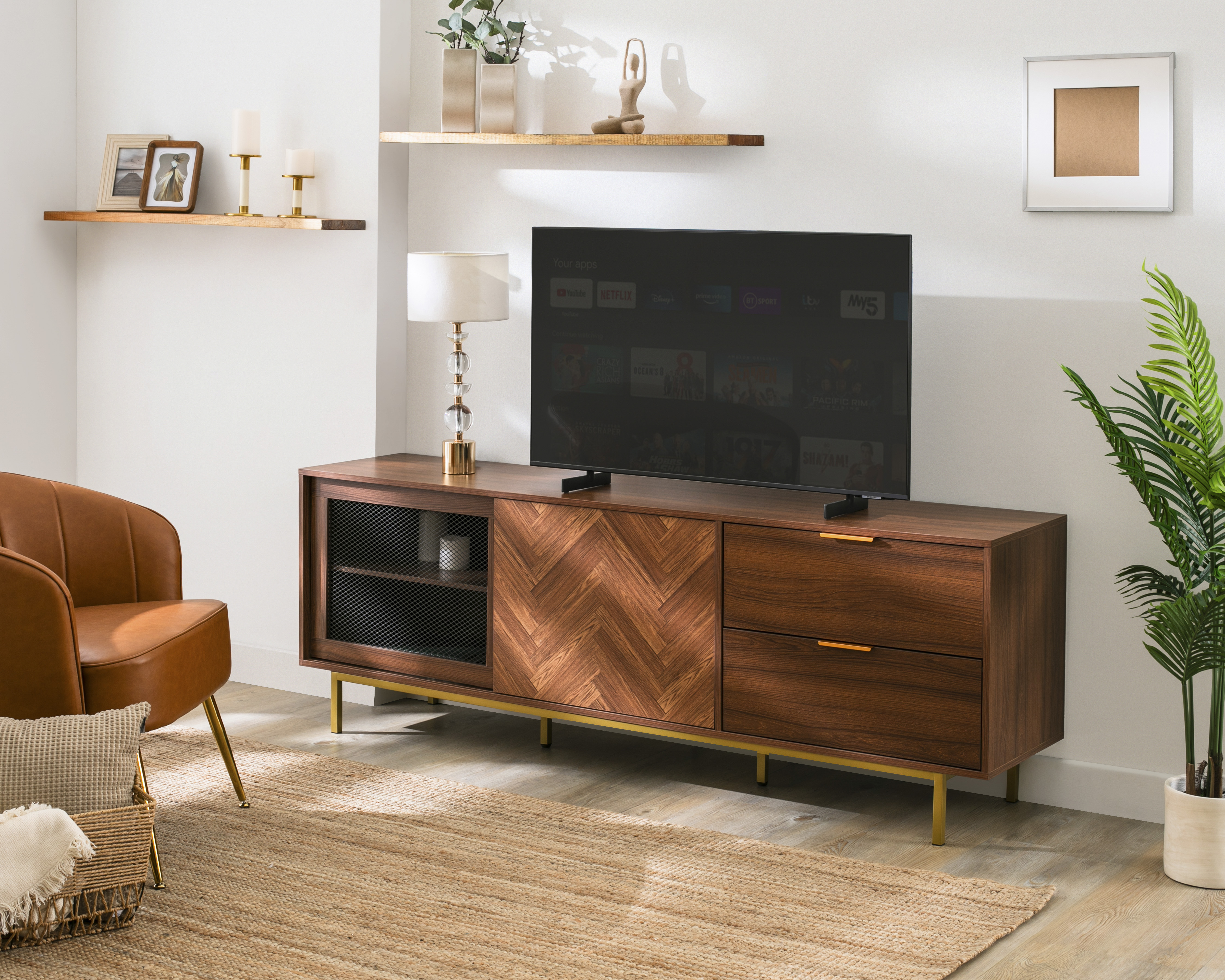 Foto 1 | Foto 1 | Mueble para TV de Madera Ikal Julia