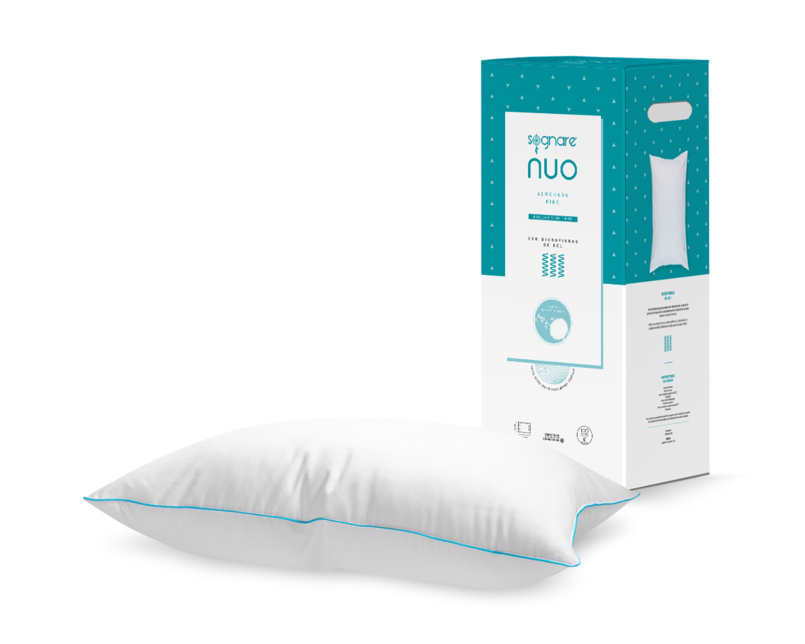 Foto 3 pulgar | Foto 2 | Almohada Sognare Nuo Air King Size Suave