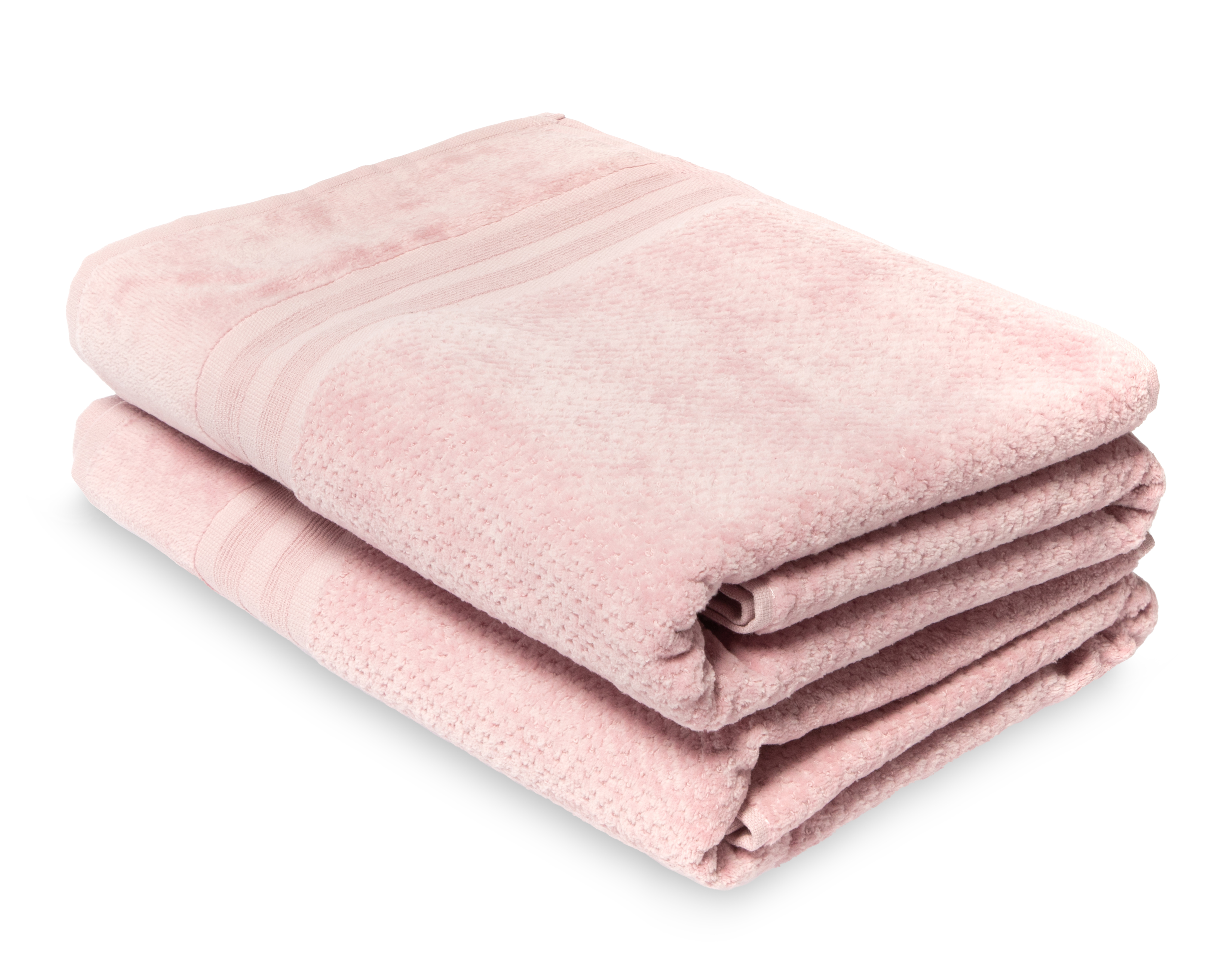 Toalla de Medio Baño Sola Textil Toronto Rosa 2 Piezas