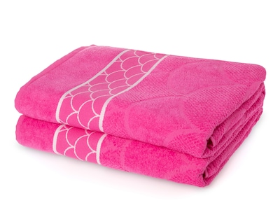 Foto 1 | Foto 1 | Toalla de Medio Baño Sola Textil Panal Nature Rosa 2 Piezas
